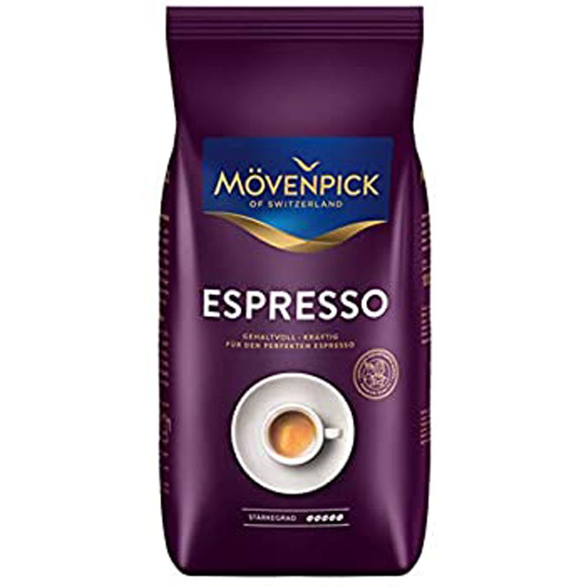 Mövenpick Kaffee, Mövenpick Espresso ganze Bohnen Arabica Robusta 1000g 4er Pack