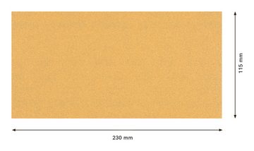 BOSCH Schleifpapier Expert C470 Schleifblätter, (10 Stück), Expert C470, 14 Löcher, f. Schwingschleifer, 115 x 230 mm, K 100