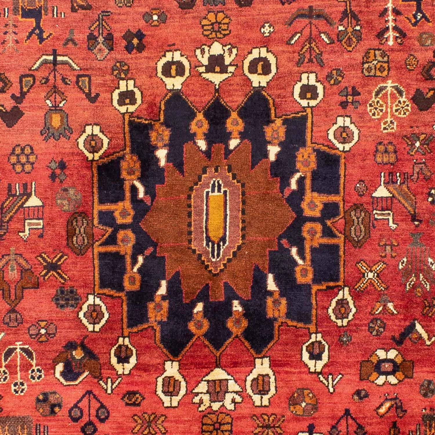 chiaro Medaillon Zertifikat x Höhe: mit morgenland, mm, cm, 305 rechteckig, Rosso Unikat Shiraz 10 220 Wollteppich