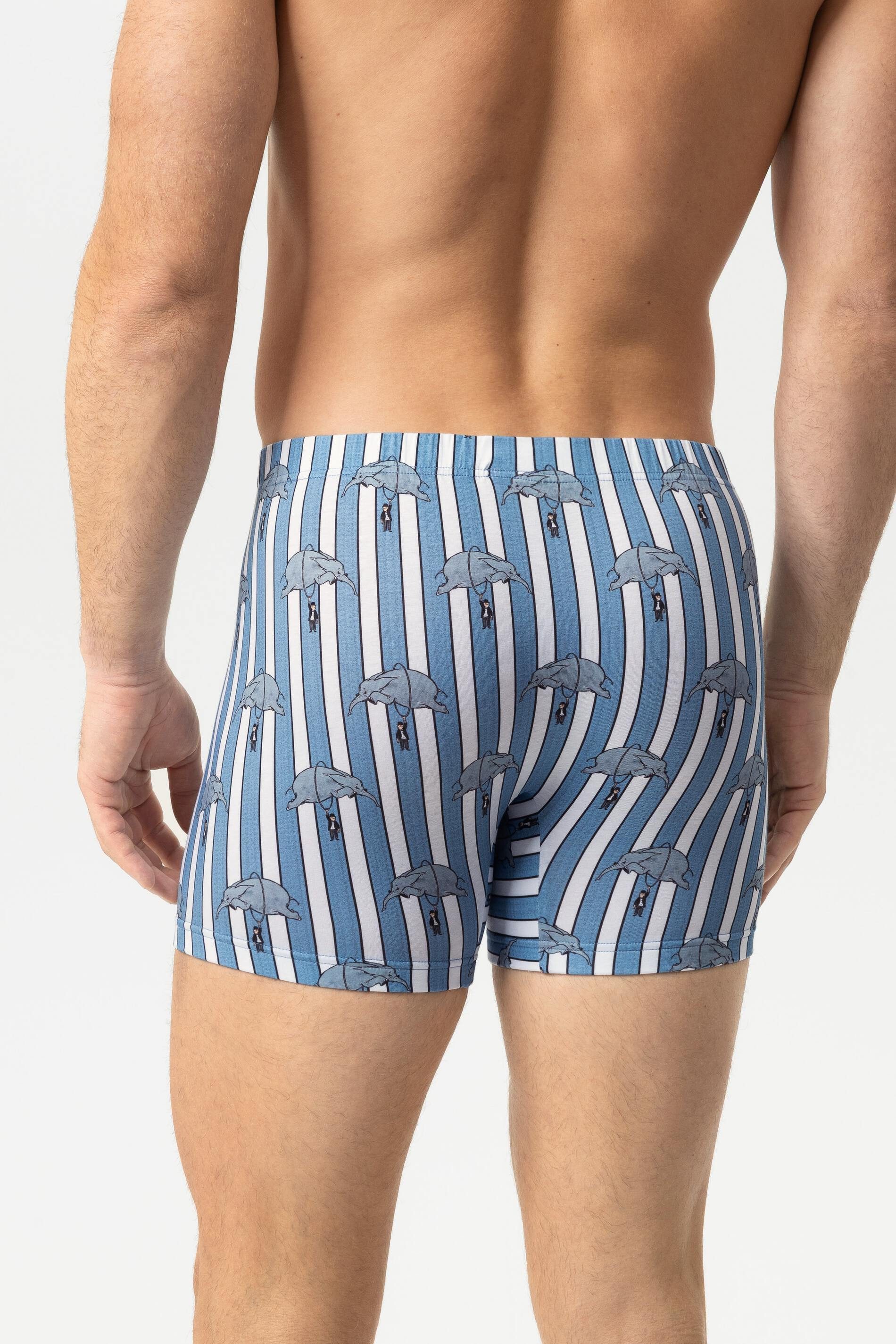 Mey Trunk Mey Long Shorty Serie mey x LORIOT Gestreift (1-St., 1) Moderne Trunks mit ikonischem LORIOT-Print – Bild 4 von 4