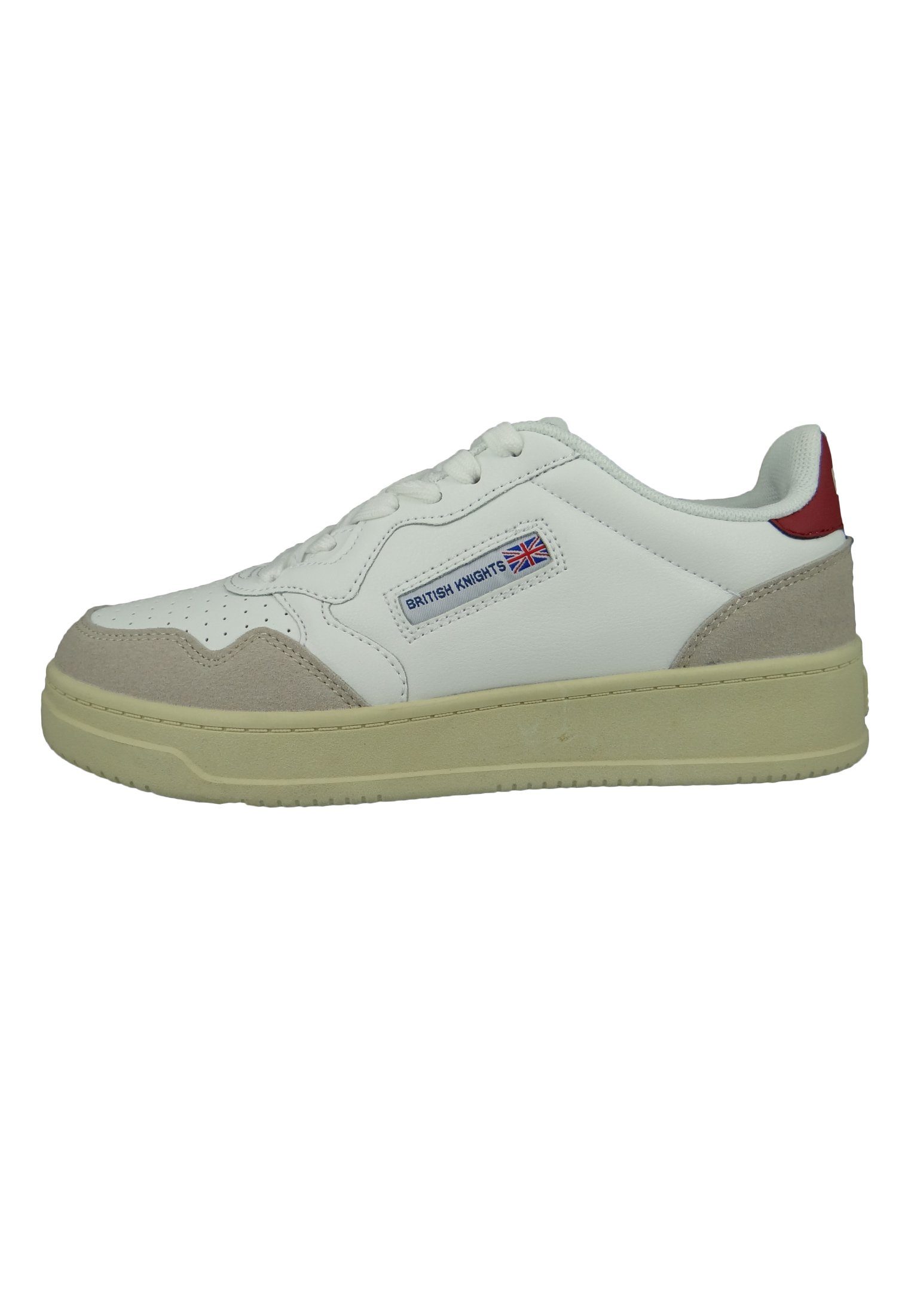 British Knights B48-3632 04 White Burgundy Sneaker