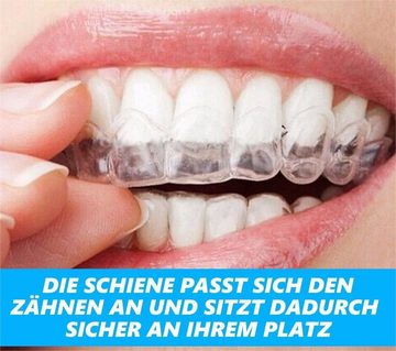 Fivejoy Zahnschiene 4 Stück Premium Aufbissschiene Knirscherschiene Beißschiene, Bruxismus Schiene 4-tlg., Zahnschiene Zahn Schiene Anti knirschen Zähneknirschen