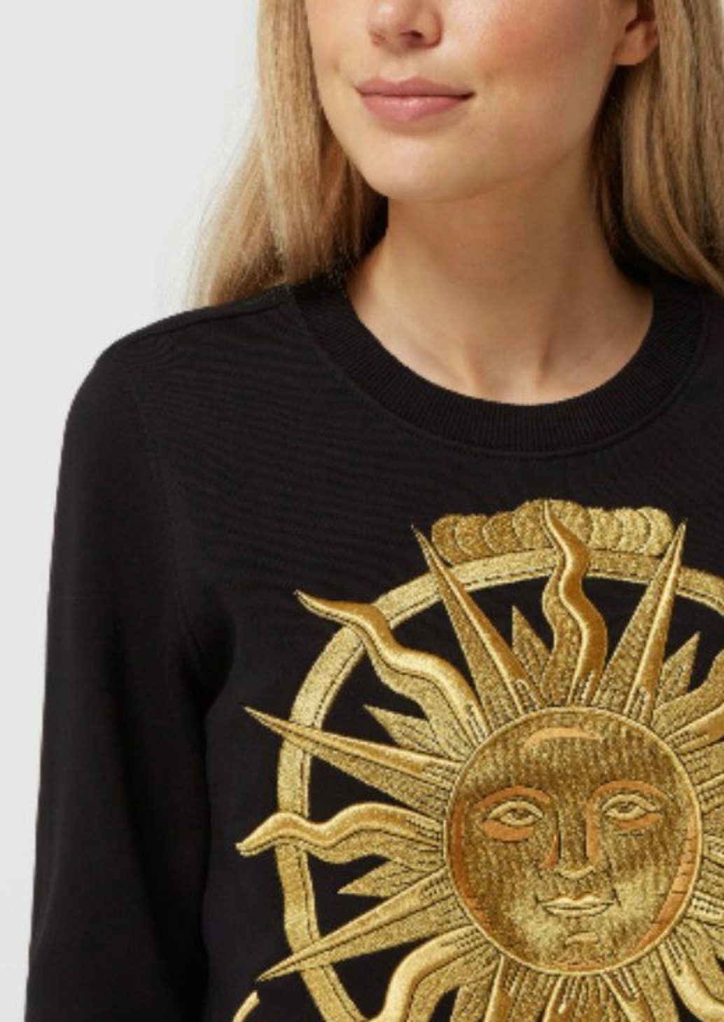 Versace Jeans Couture Sweatshirt Sweatshirt Pullover Logo Hodie Stickerei Sweater Pulli