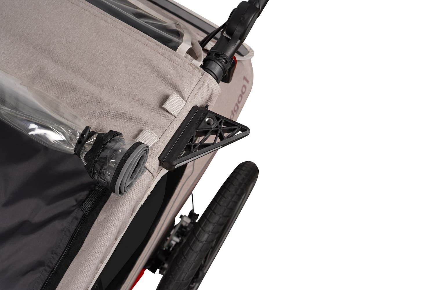 Qeridoo Fahrradkinderanhänger Kidgoo 2 Pro Gen 2 - Kinderfahrradanhänger für 2 Kinder, Anhänger, Buggy und Jogger