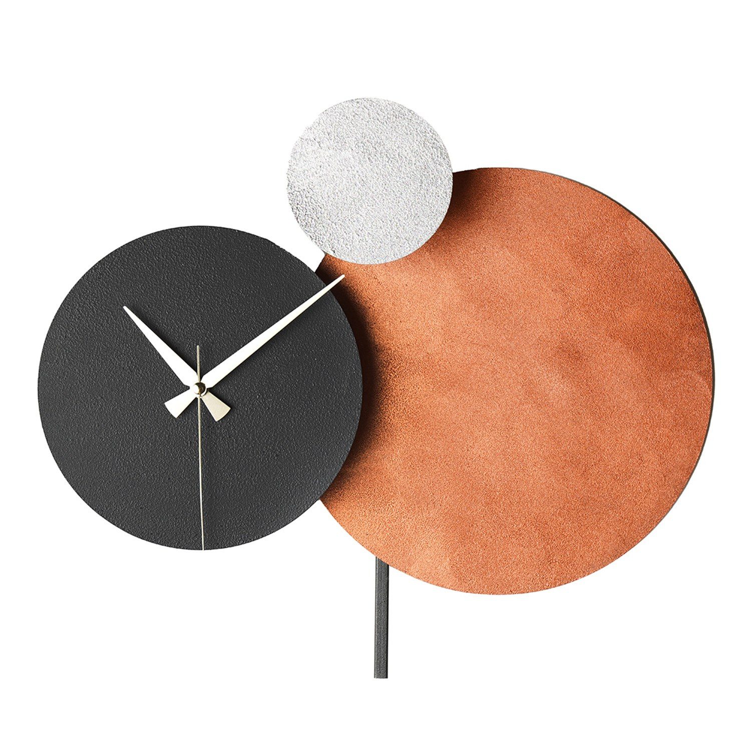 Wallity Wanduhr 100% METAL, 48 x 44 cm N1105