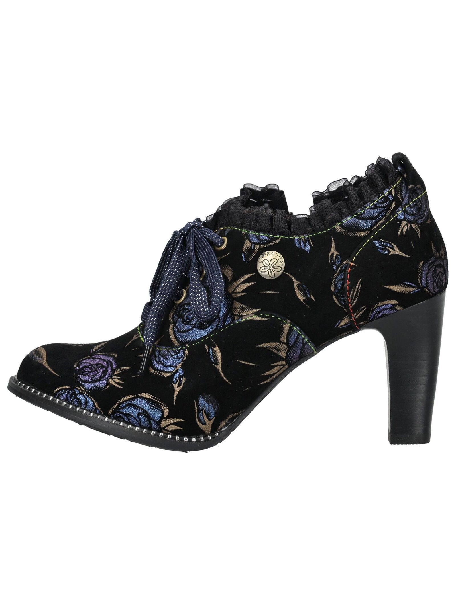 LAURA VITA LAURA VITA Stiefelette Veloursleder Schnürstiefelette günstig online kaufen