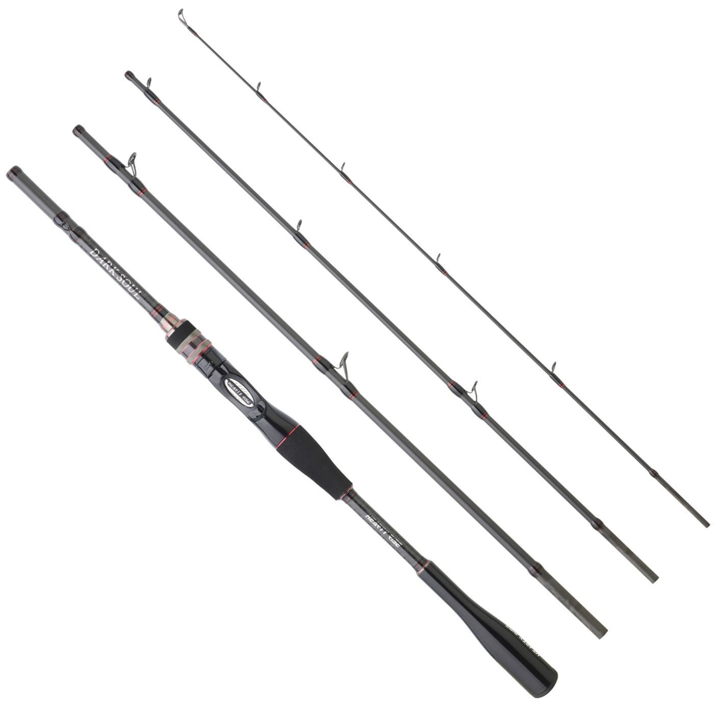 Spinnrute Hearty Rise Dark Soul Travel Casting 2,15m 8-38g - Reiserute