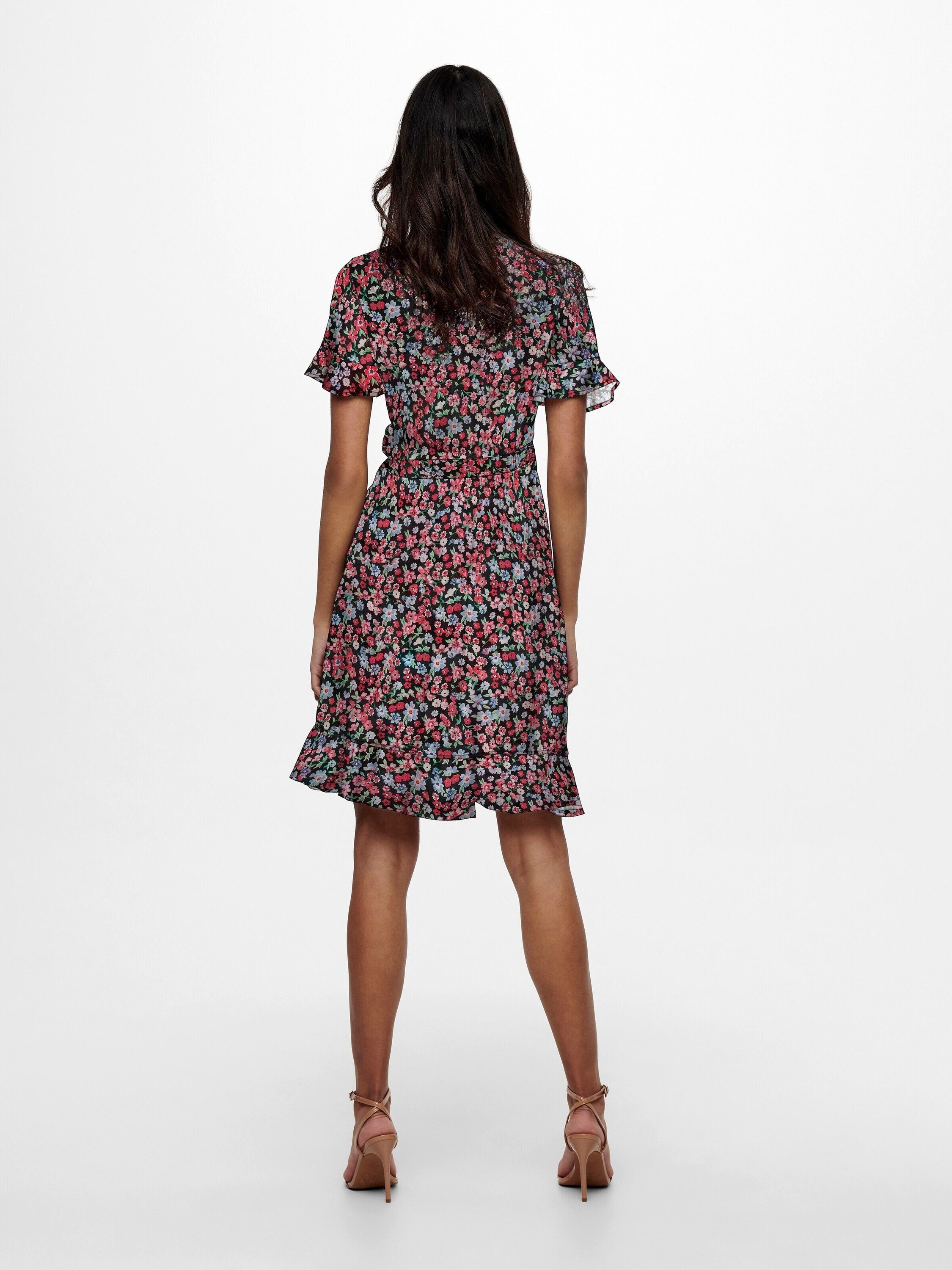ONLY Midikleid Olivia (1-tlg) Wickel-Design