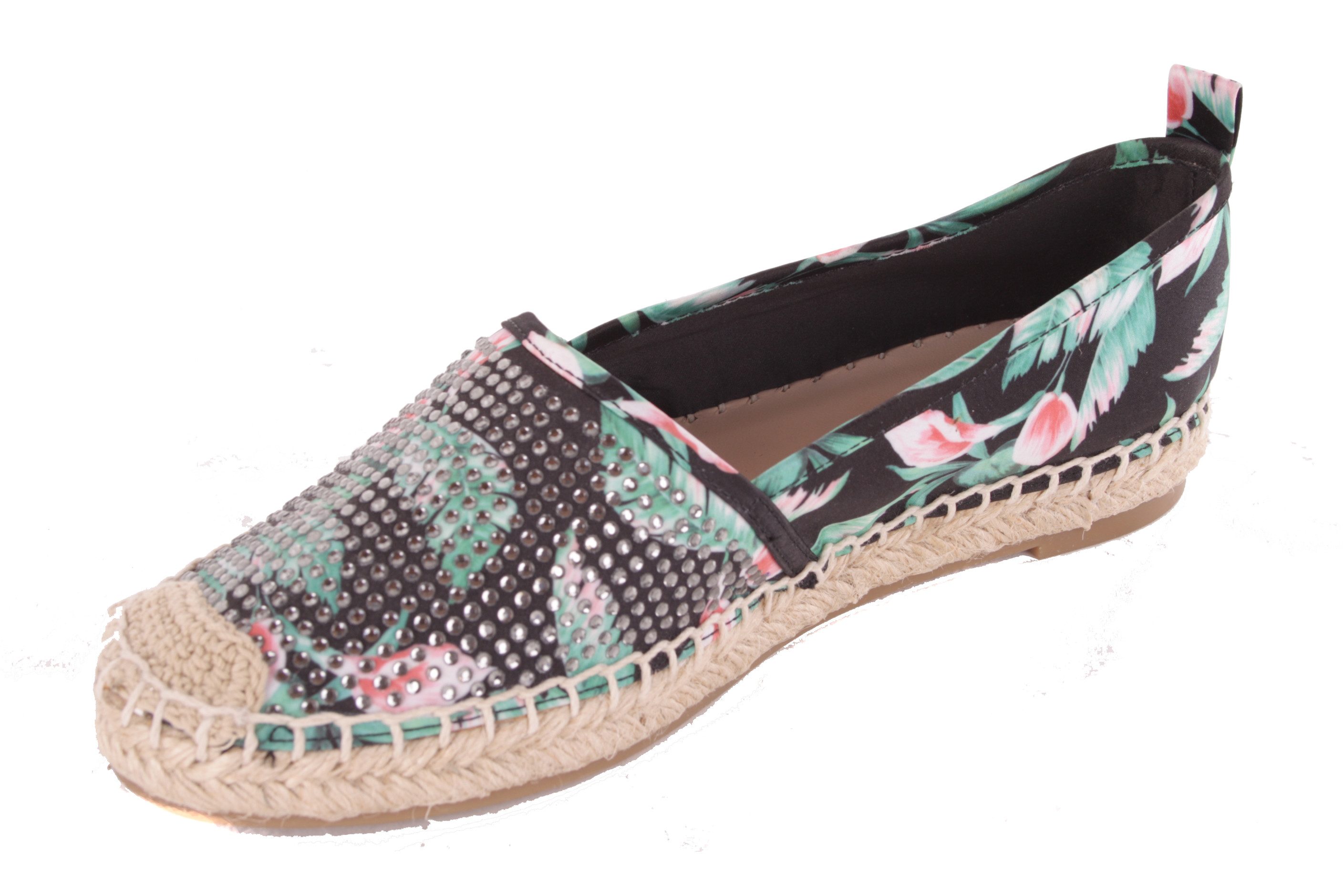 Guess Guess Damen Schlüpfschuhe Slipper Schwarz #600(EUR 40) Schnürschuh