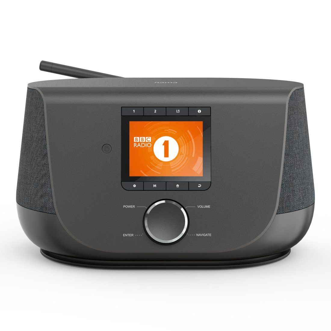 Hama (Digitalradio W) 20 Digitalradio (DAB), FM-Tuner, schwarz Internetradio, FM/DAB/DAB+/Internetradio/App/Bluetooth® Digitalradio (DAB) DIR3300SBT