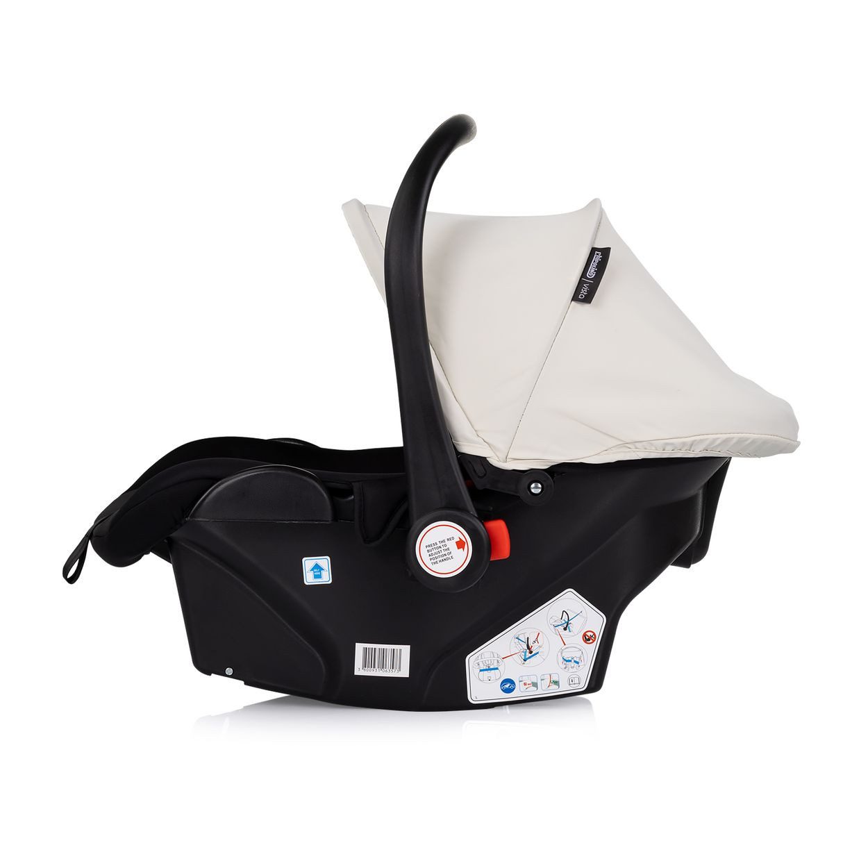 Chipolino Babyschale Set Babyschale Isofix Basis, ab: 0, bis: 1.25, Station Vista i-Size (40-87cm) verstellbar