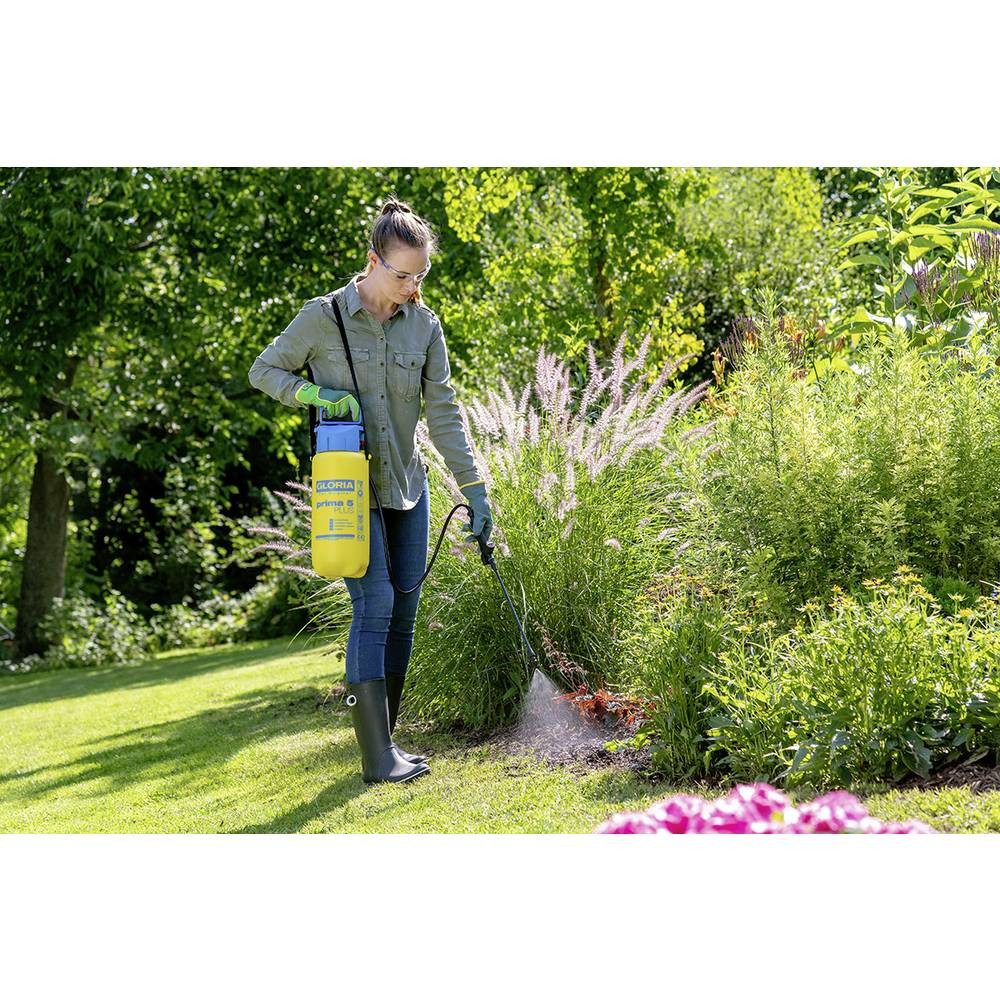Gloria Drucksprühgerät Drucksprüher - 5 l Gartenspritze zur Ausbringung von Essig 000106.0000