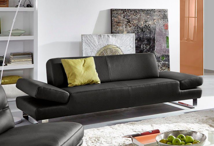 W.SCHILLIG 2-Sitzer taboo Designsofa mit hohem Sitzkomfort, mit Normaltiefe, inklusive Armlehnenverstellung