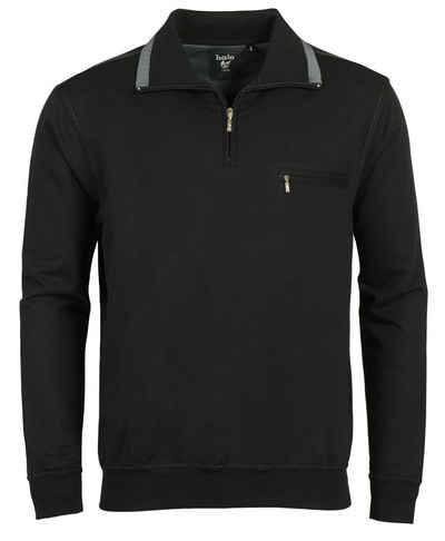 Hajo Sweatshirt »Herren Sweatshirt Troyer« (1-tlg) mit Reißverschluss