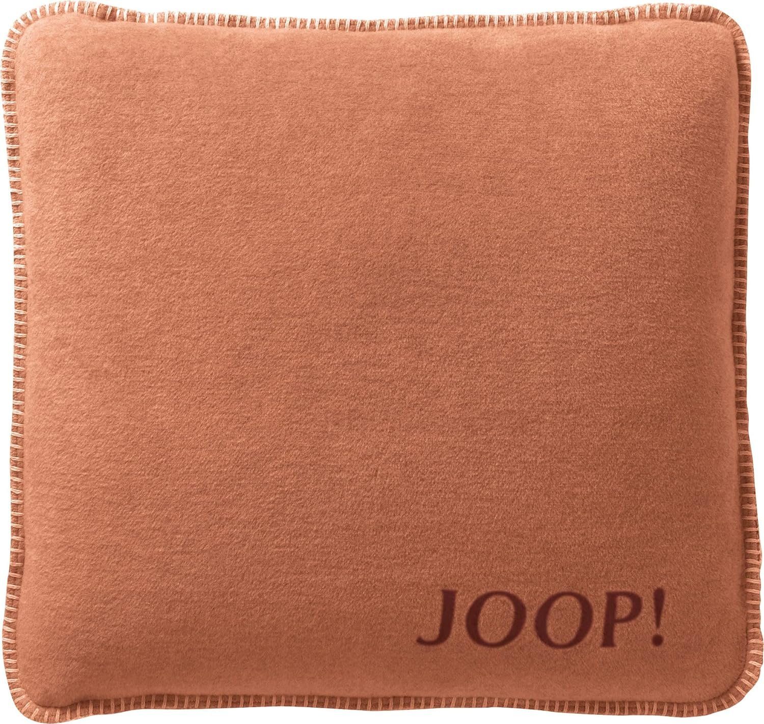 Joop! Dekokissen JOOP! Uni-Doubleface Kissenhülle Kupfer.-Granat 50 x 50cm