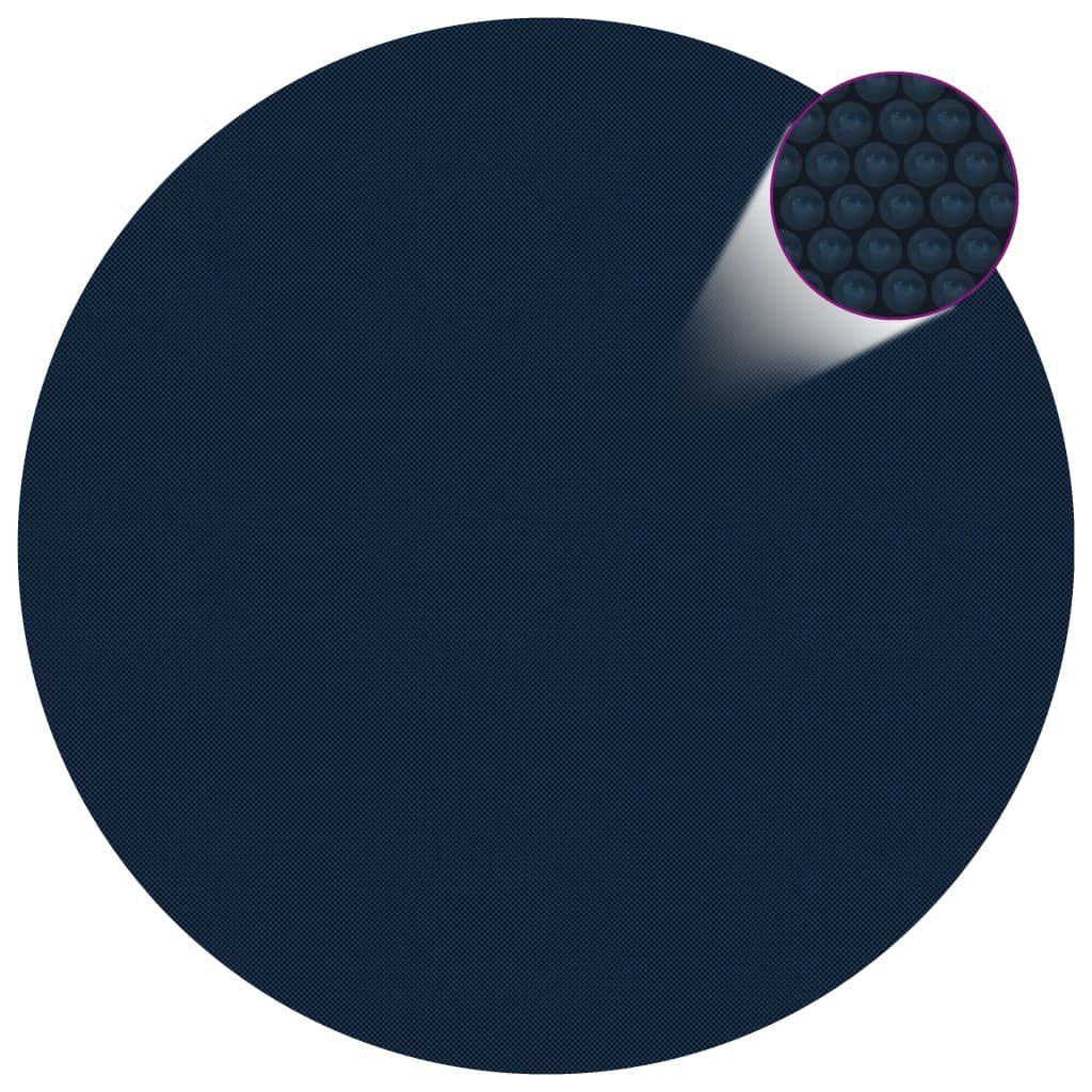 Thumbnail - furnicato Pool-Abdeckplane Treibende Pool-Solarplane PE 250 cm Schwarz und Blau (1-St)