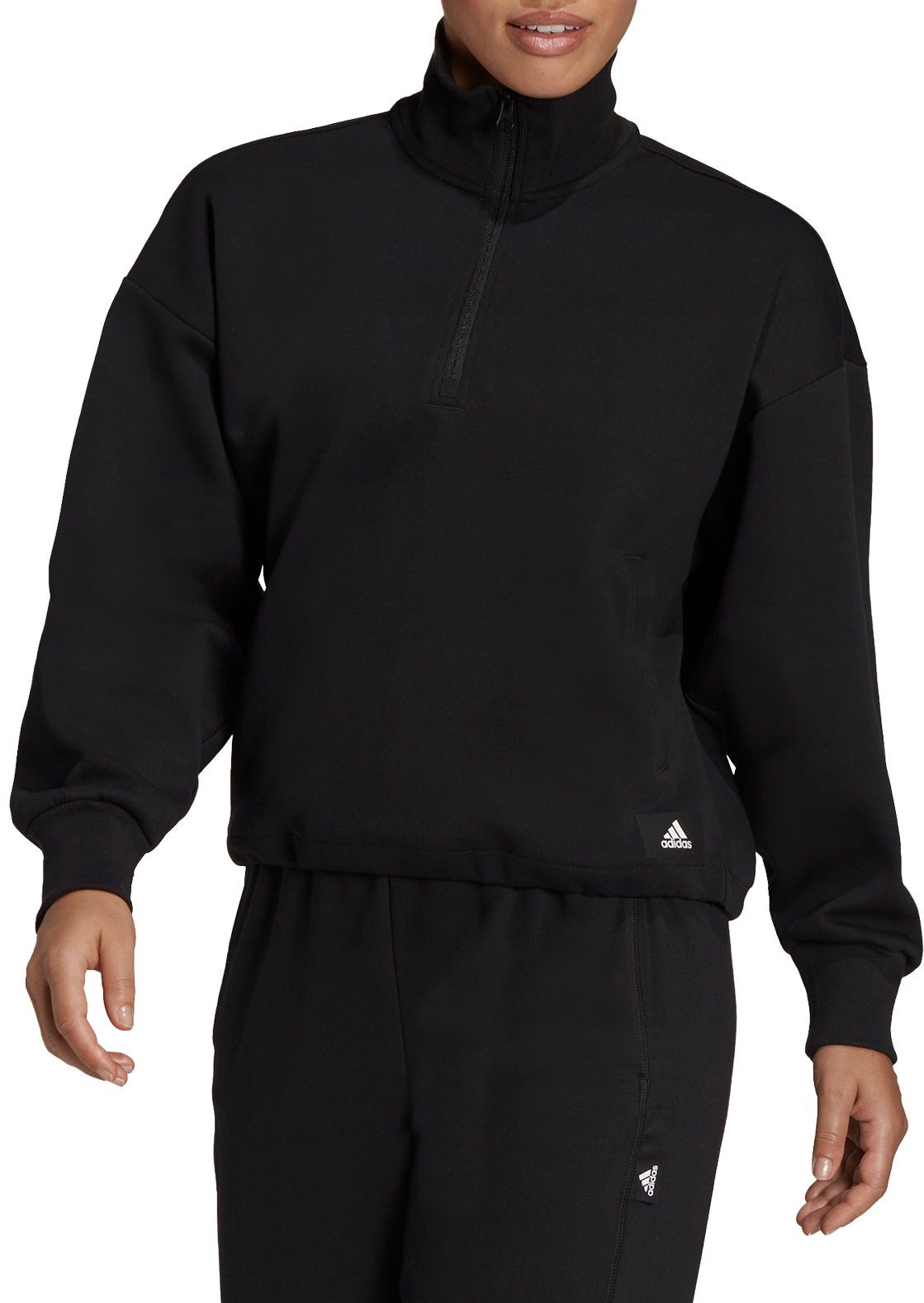 3B FI BLACK schwarz W Sweatshirt Sportswear adidas QZ