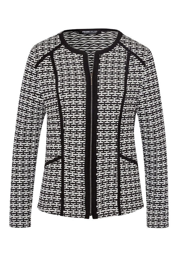 FRANK WALDER Strickweste NOSStrick DRUCK günstig online kaufen