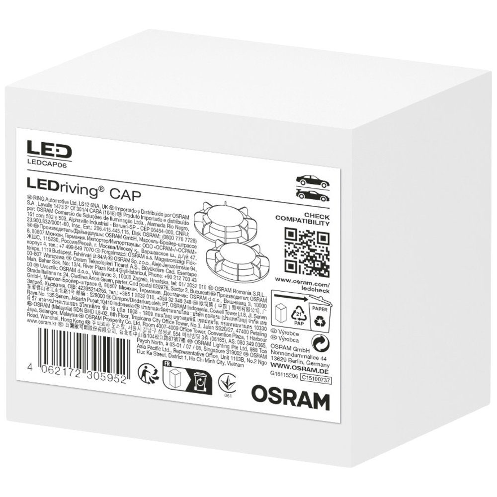 Osram Lampenfassung OSRAM Kfz Lampenfassung LEDCAP12 Bauart (Kfz