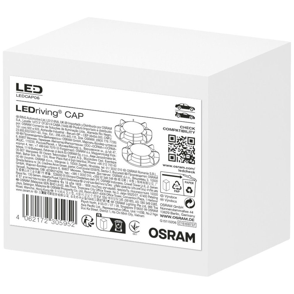 OSRAM LEDriving Adapter LEDCAP04 für H7-LED-Nachrüstlampe NIGHT