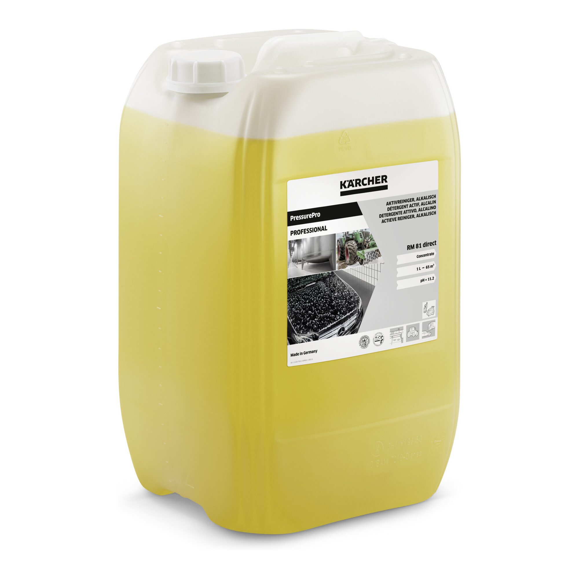 KÄRCHER Kärcher PressurePro Aktivreiniger, alkalisch RM 81 direct, 20 l Steckdosenverteiler