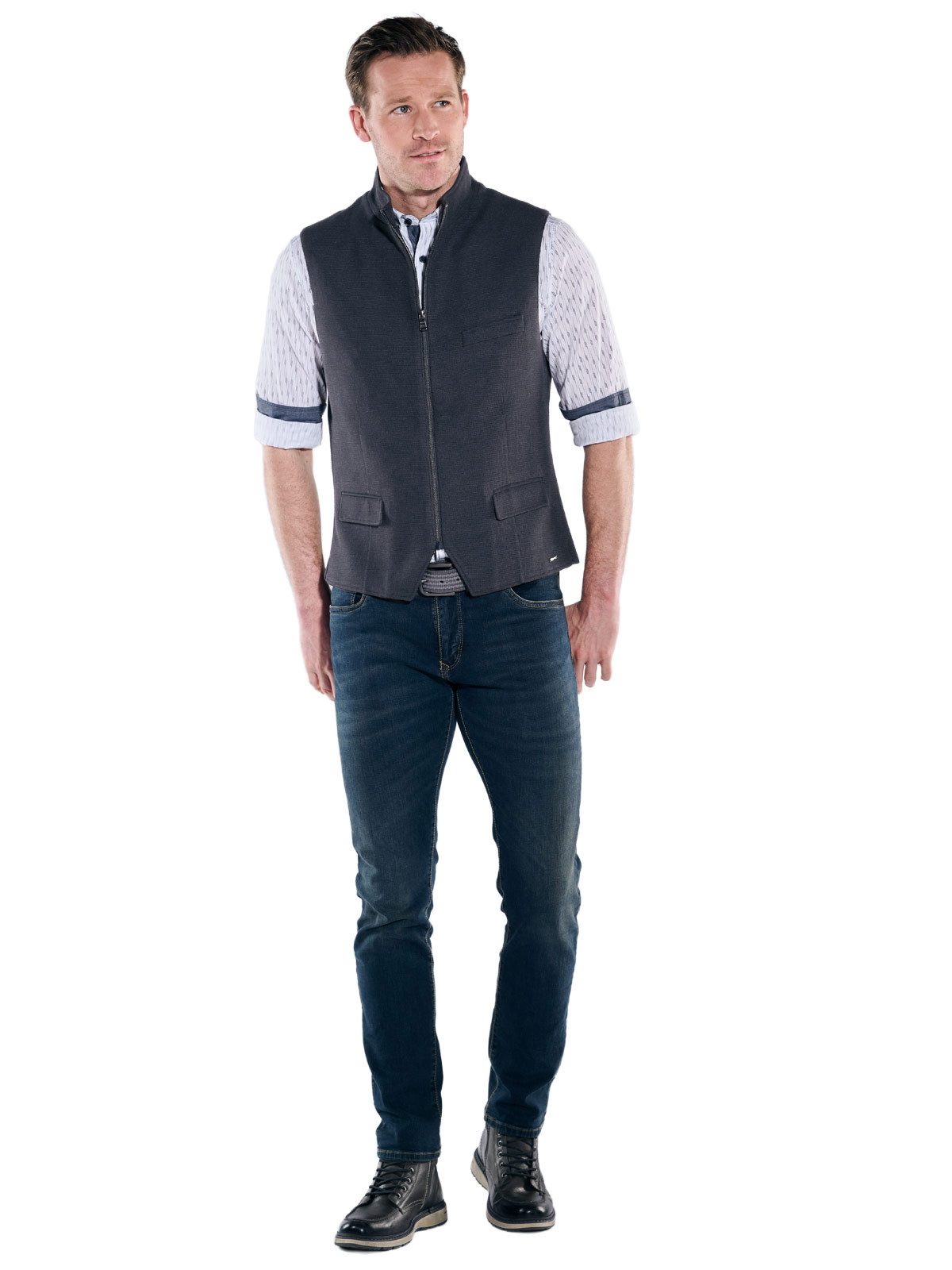 Engbers Anzugweste Herren Weste, Saphirblau