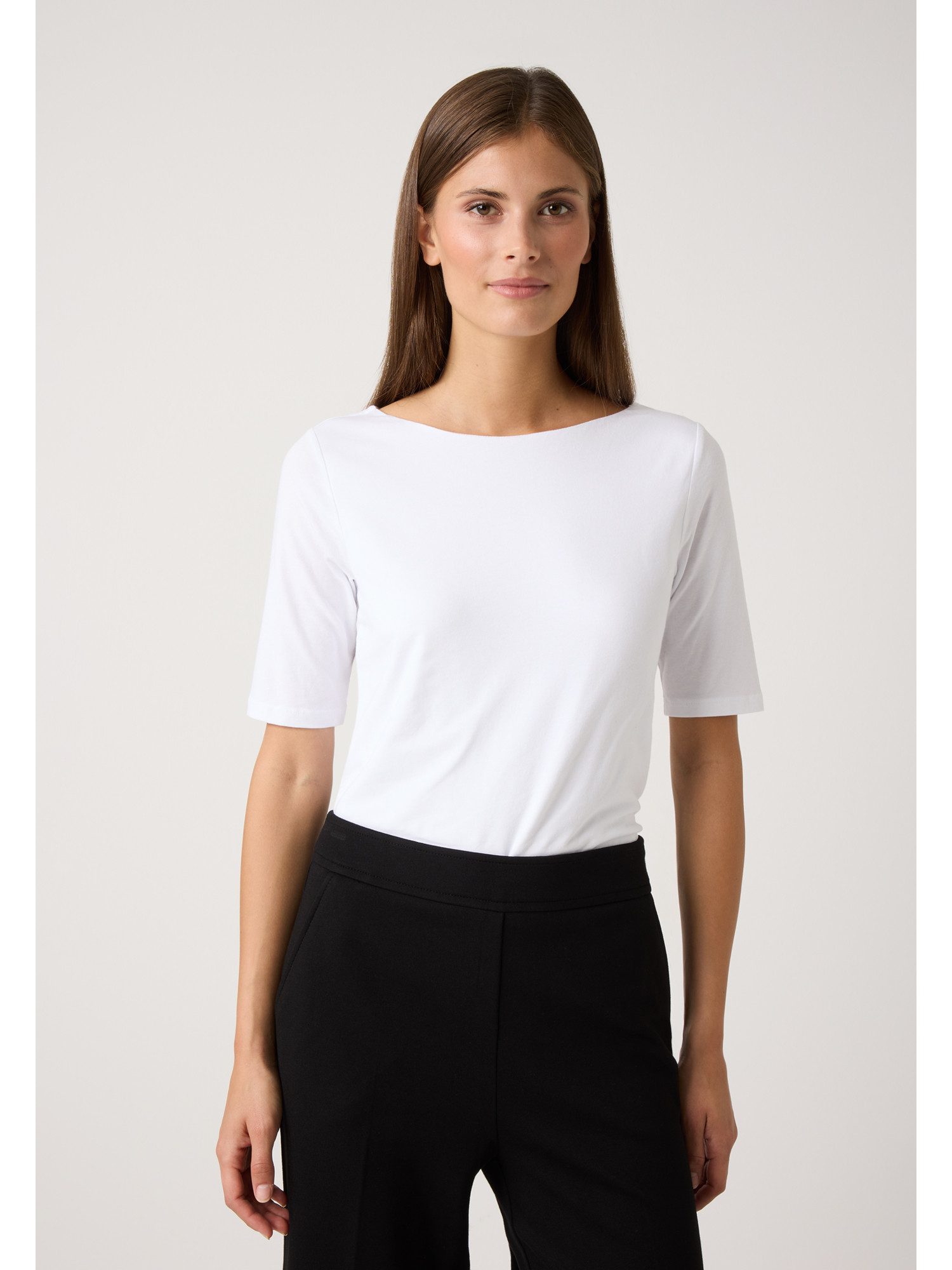 MORE&MORE Kurzarmshirt Basicshirt günstig online kaufen