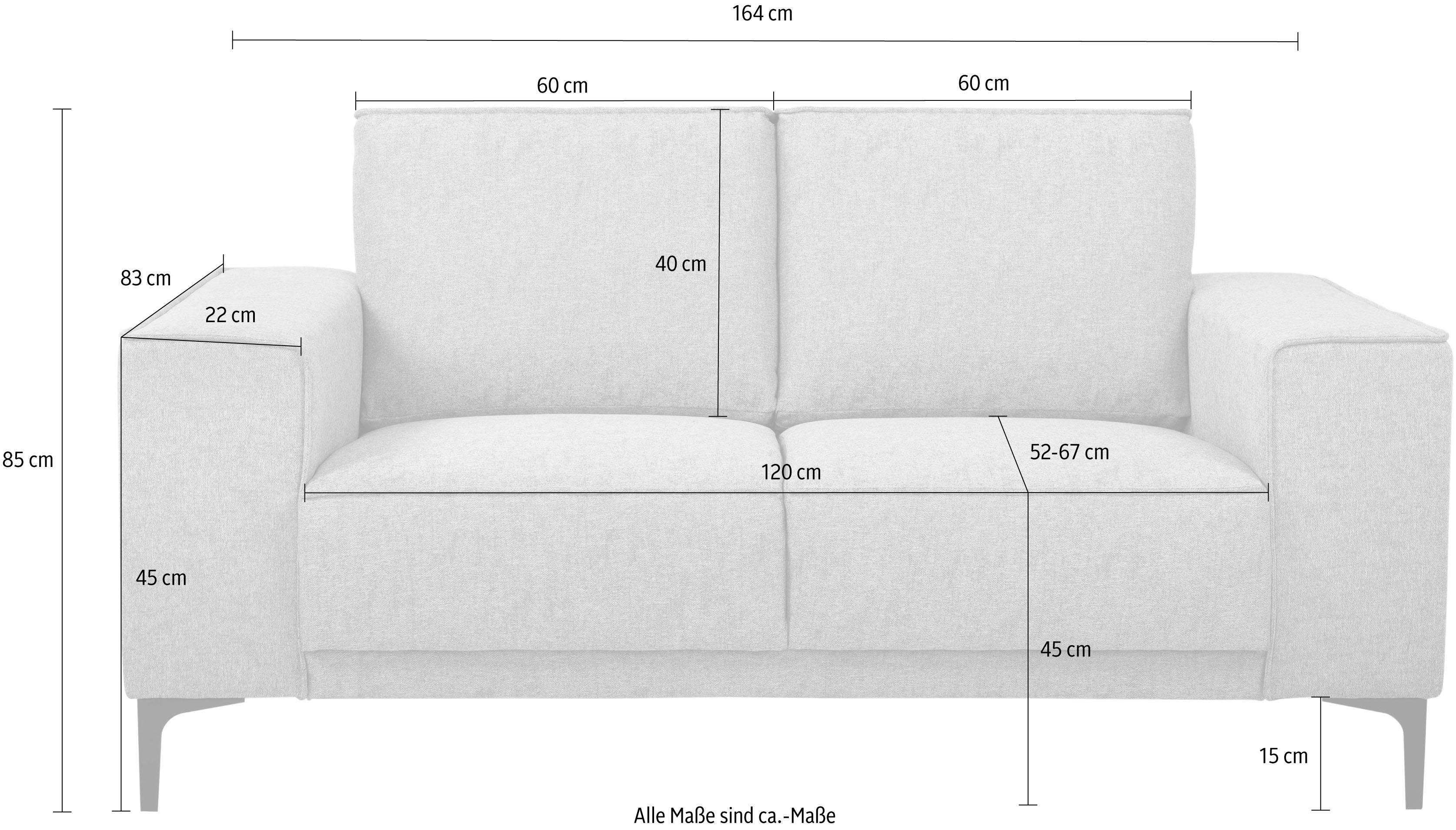 2-Sitzer Style Design Oland, und Places zeitlosem Verabeitung im of hochwertiger