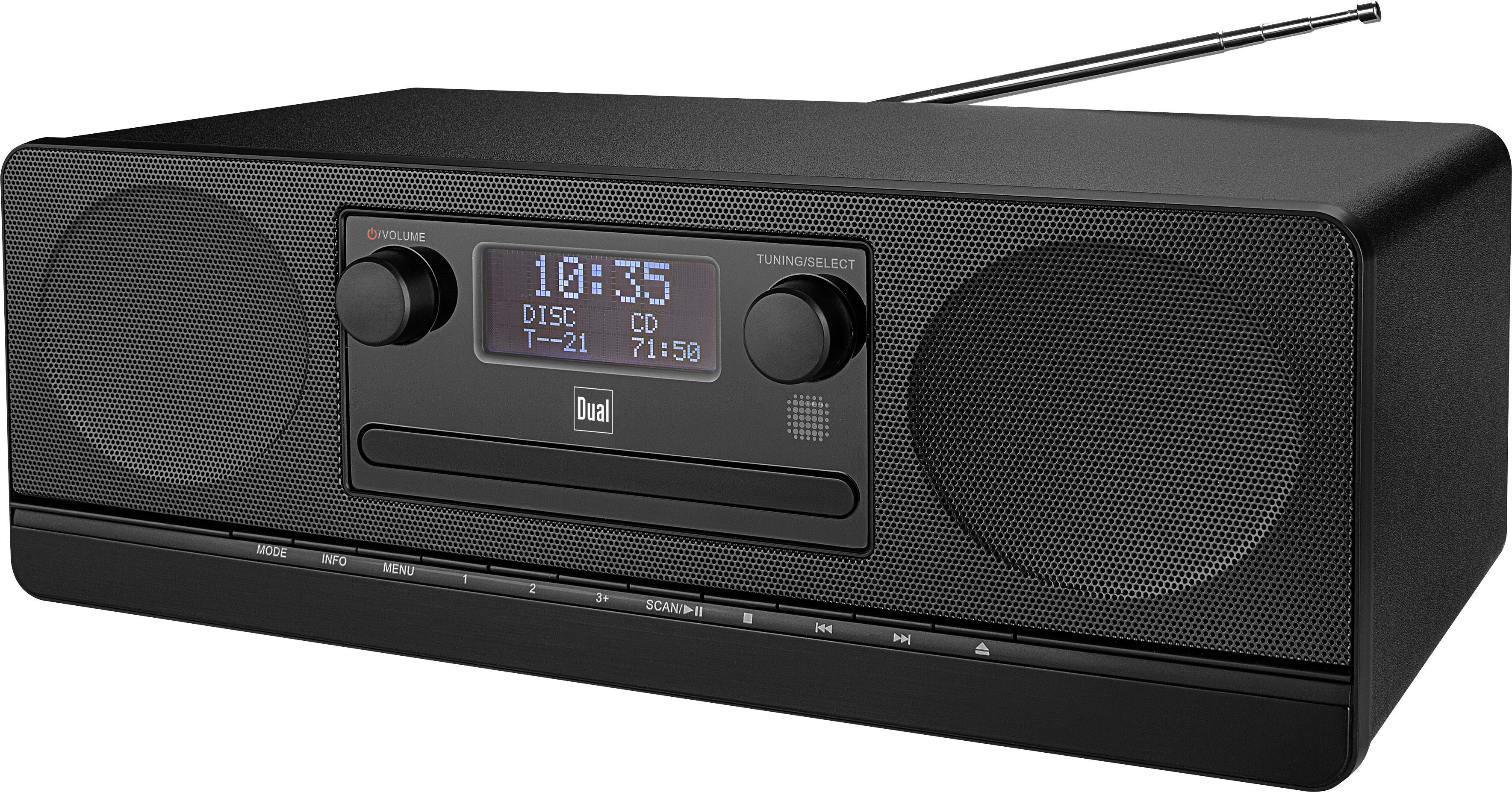 Dual »DAB 420 BT« Kompaktanlage (Bluetooth, Display mit Uhranzeige