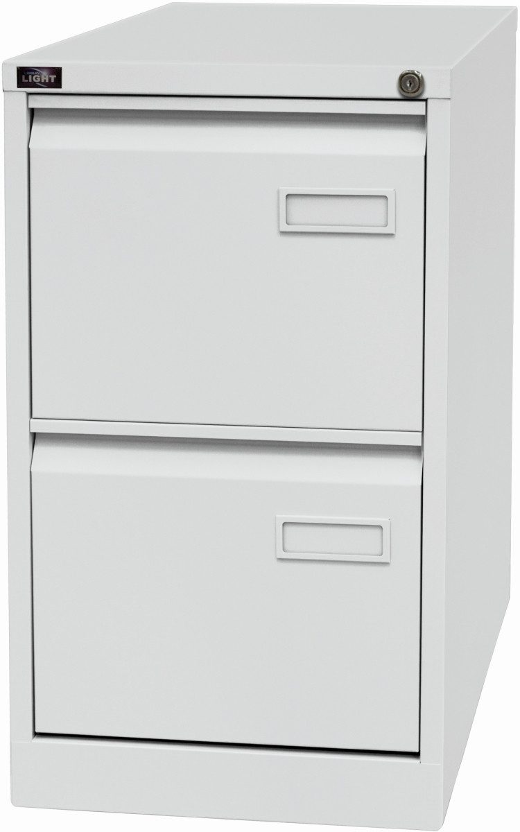 Bisley Hängeregisterschrank Hängeregistraturschrank Light 2 Schübe 1-bahnig lichtgrau