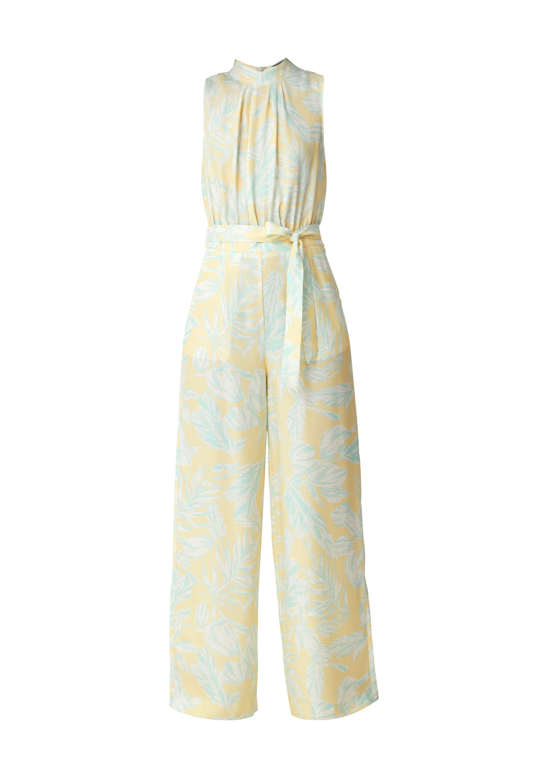 comma Jumpsuit Overall Jumpsuit mit Allover-Print