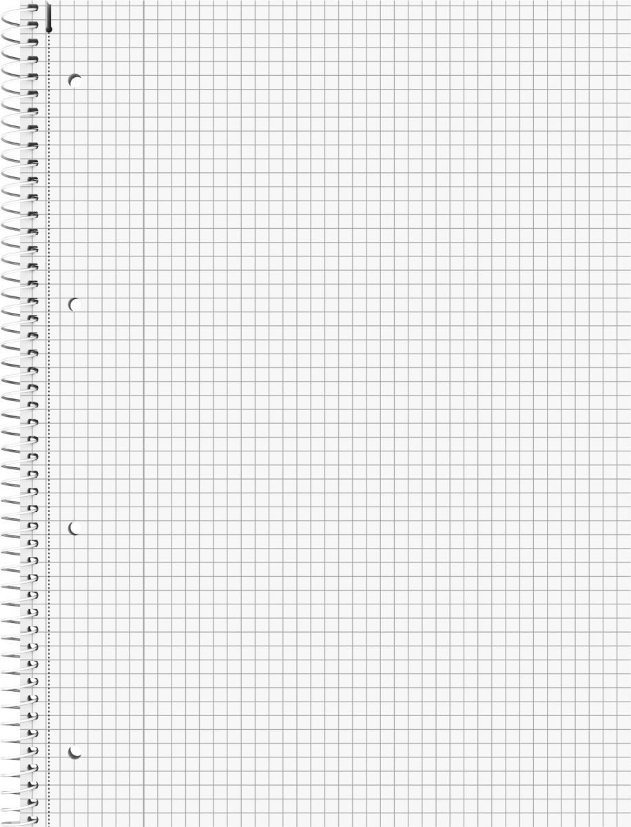 Notizblock Kollegblock Student A4 70g/qm kariert 80 Blatt rot.