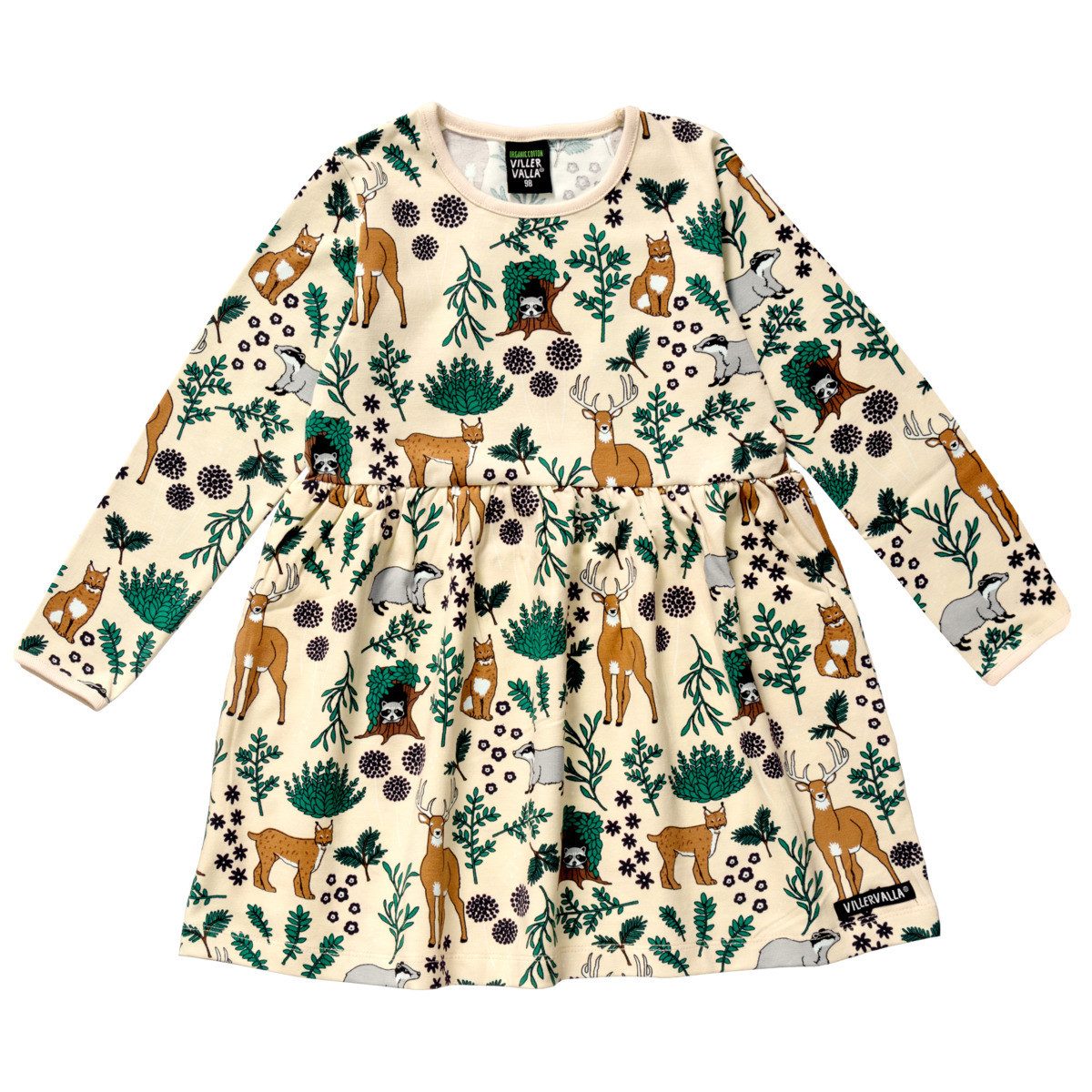 Villervalla Midikleid Winter Forest Mädchen (1-tlg) Bekleidung, Outfit, Dress, Robe, Midikleid