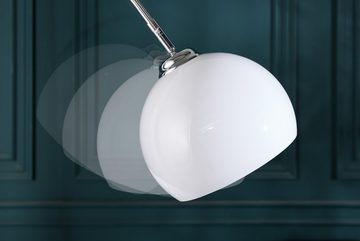 riess-ambiente Bogenlampe LOUNGE DEAL 137-157cm weiß, ohne Leuchtmittel, Wohnzimmer · Metall · verstellbar · Modern Design