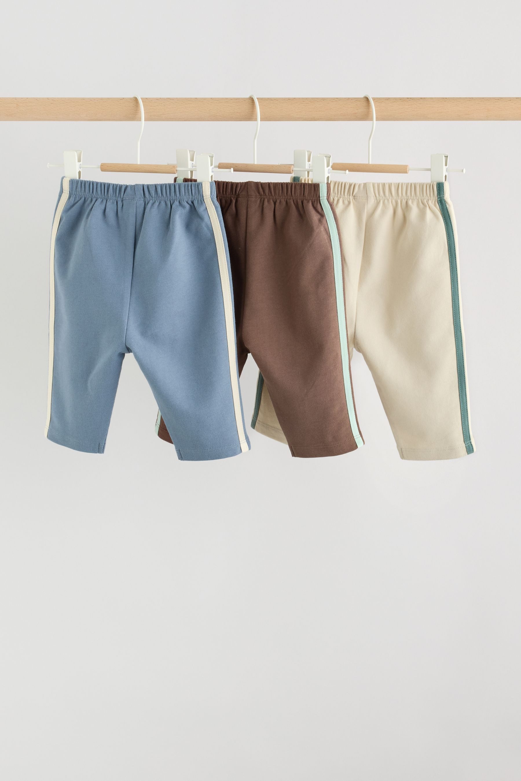 Next Jogginghose Baby Jogginghose mit weitem Bein, 3er-Pack (3-tlg)