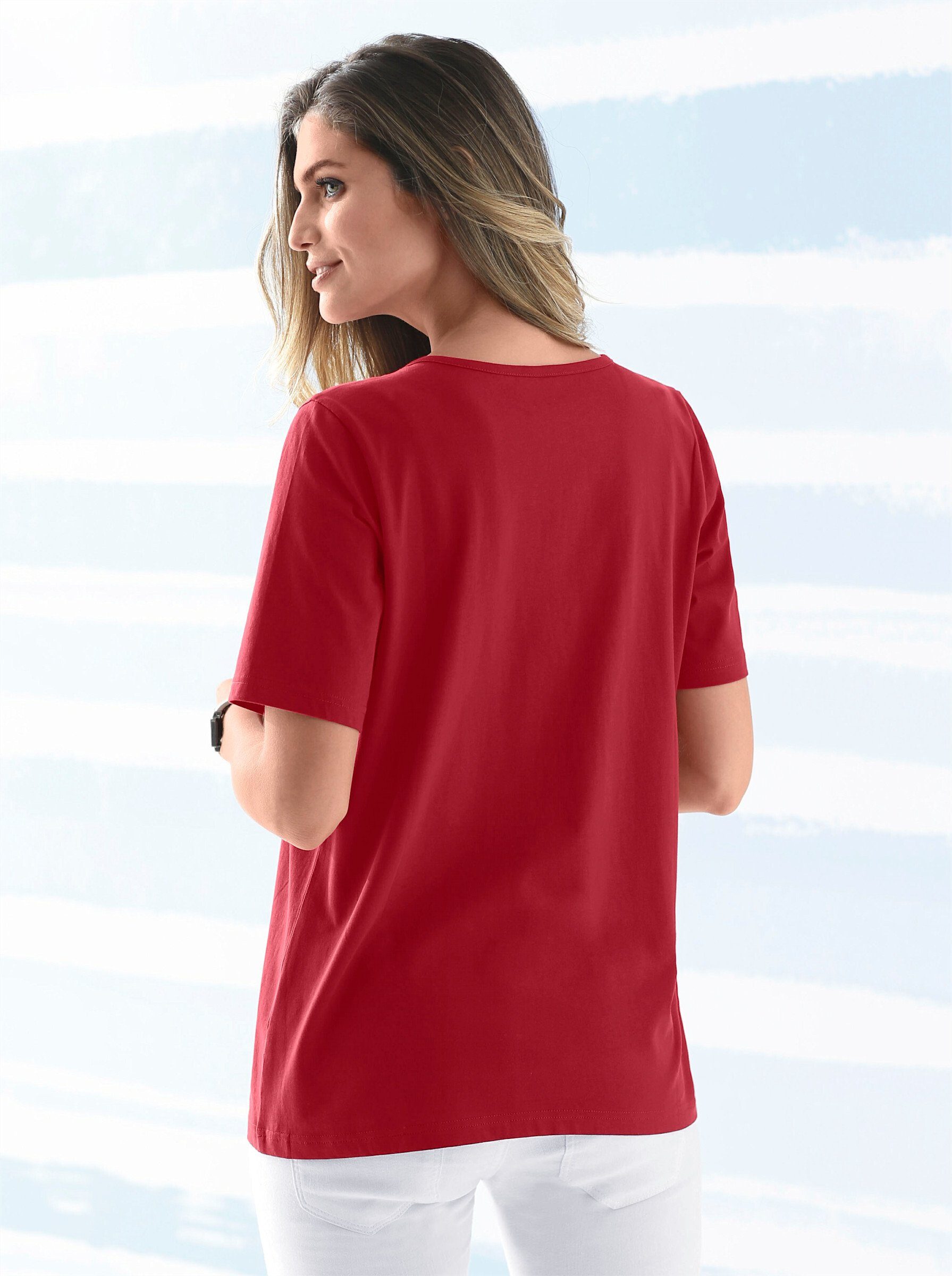 Sieh an! T-Shirt Kurzarmshirt . günstig online kaufen