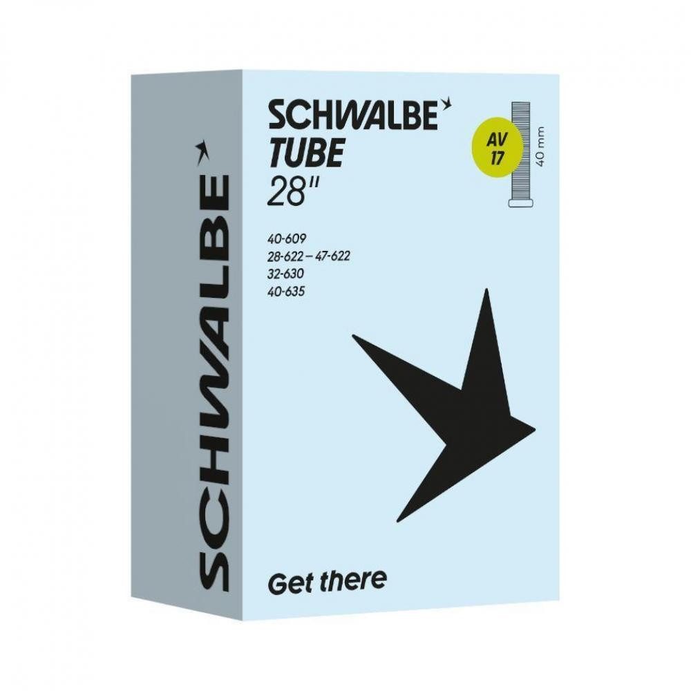 Schwalbe Fahrradschlauch Schwalbe Schlauch Nr. 17 28 Zoll - AV 40 mm