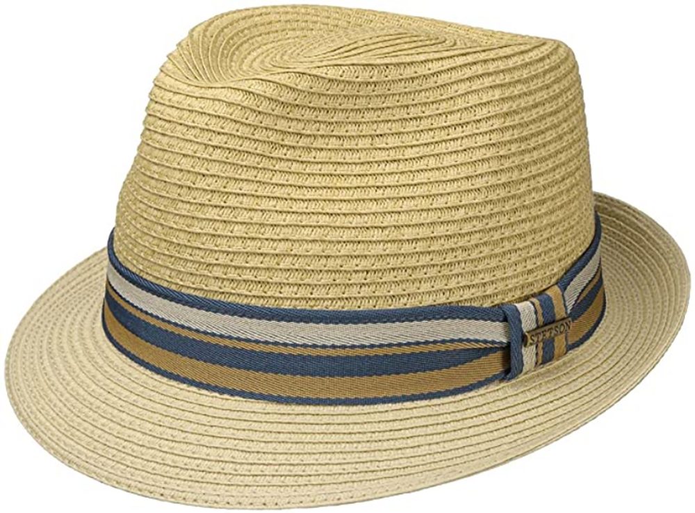 Stetson Strohhut Licano Trilby Sommerhut mit Ripsband