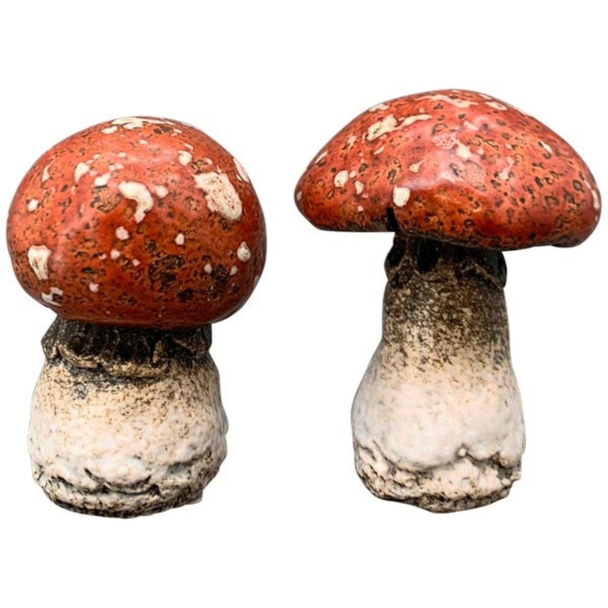 finehomegarden Dekofigur Pilz Marta Keramik Garten Wald rot-natur 2fach sor günstig online kaufen