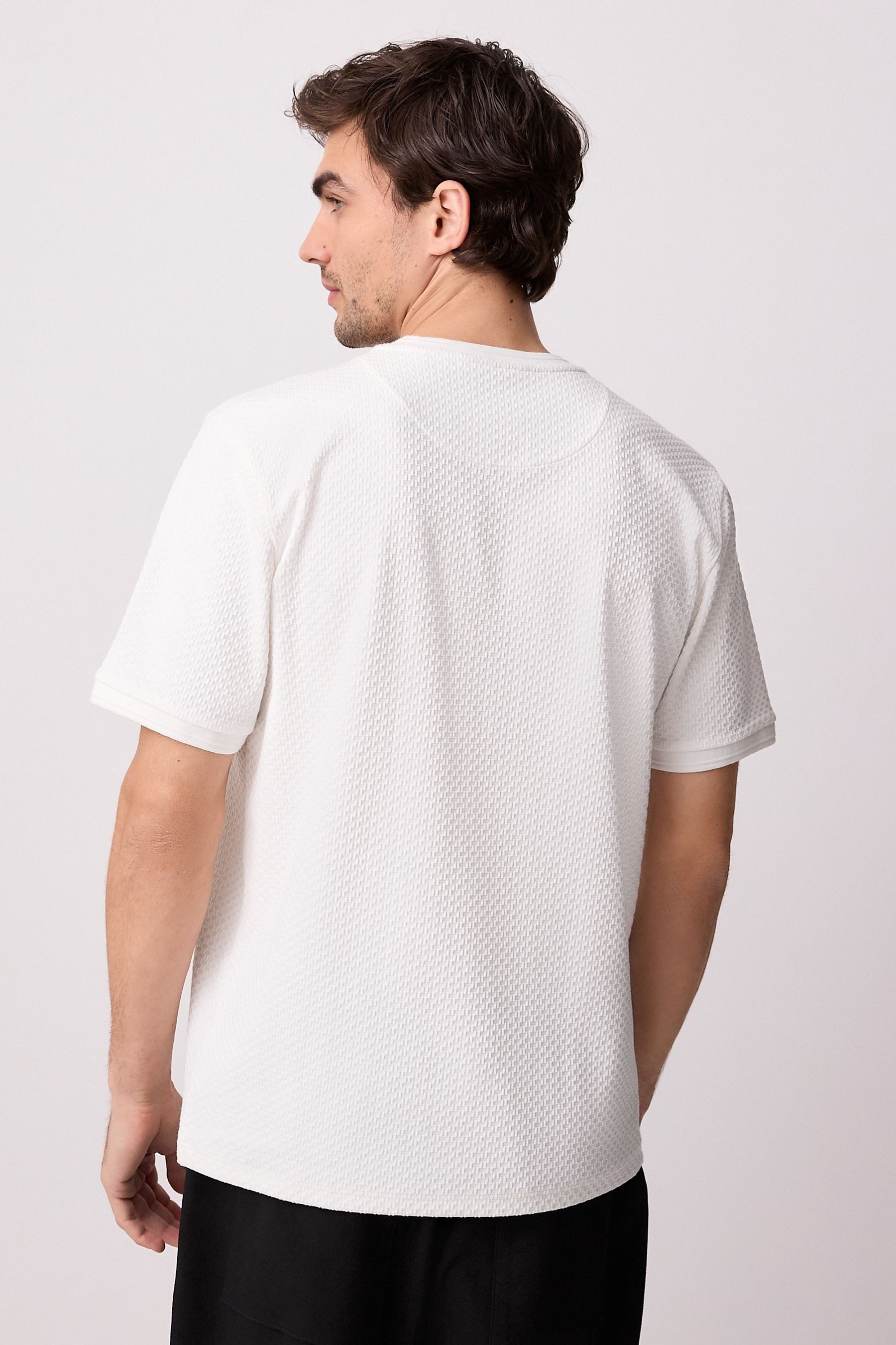 Next T-Shirt Strukturiertes T-Shirt (1-tlg) günstig online kaufen