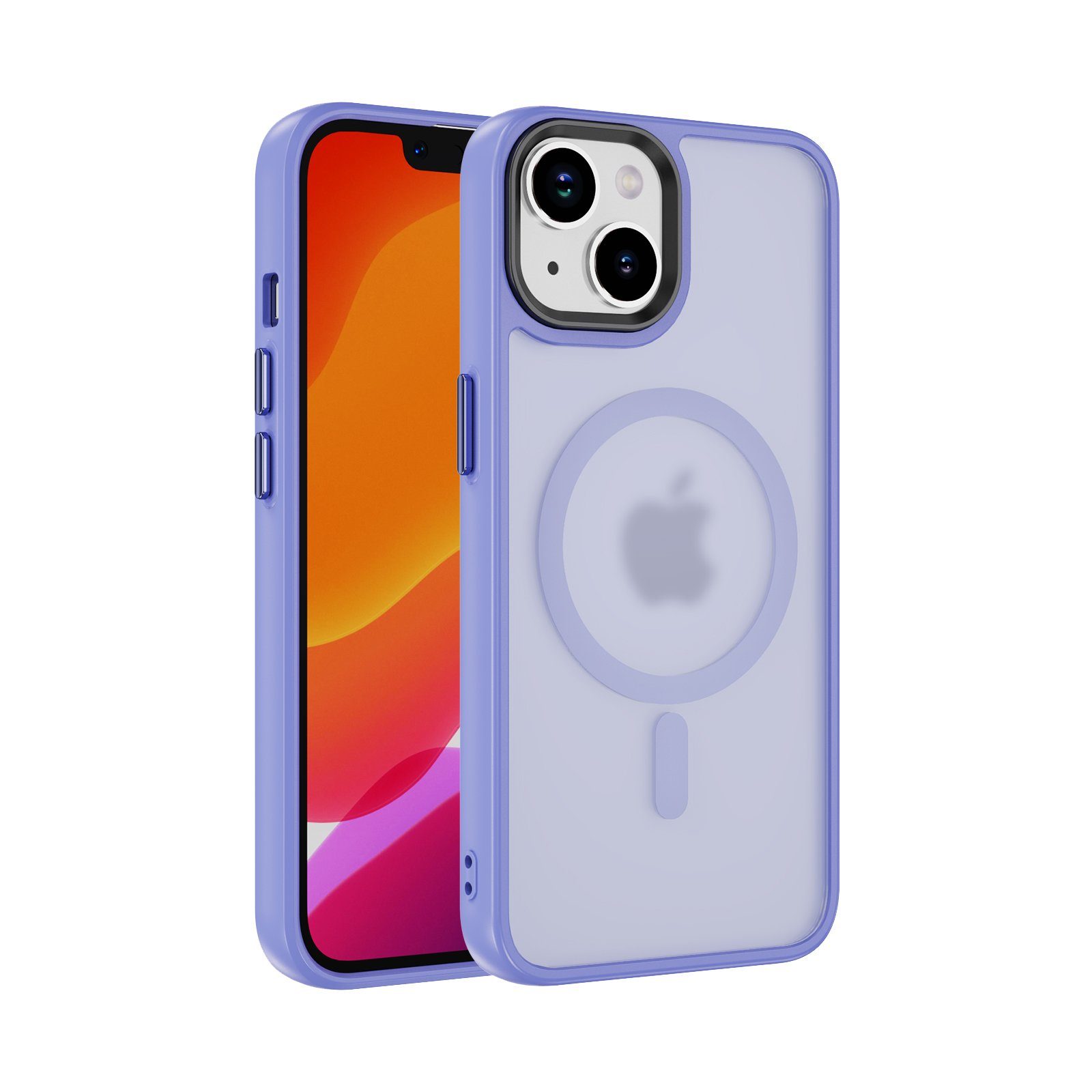 Tec-Expert Handyhülle Magnet Hülle für Apple iPhone 13 6.1 Zoll, 6.1, kompatibel zu Magsafe magnetisches Laden