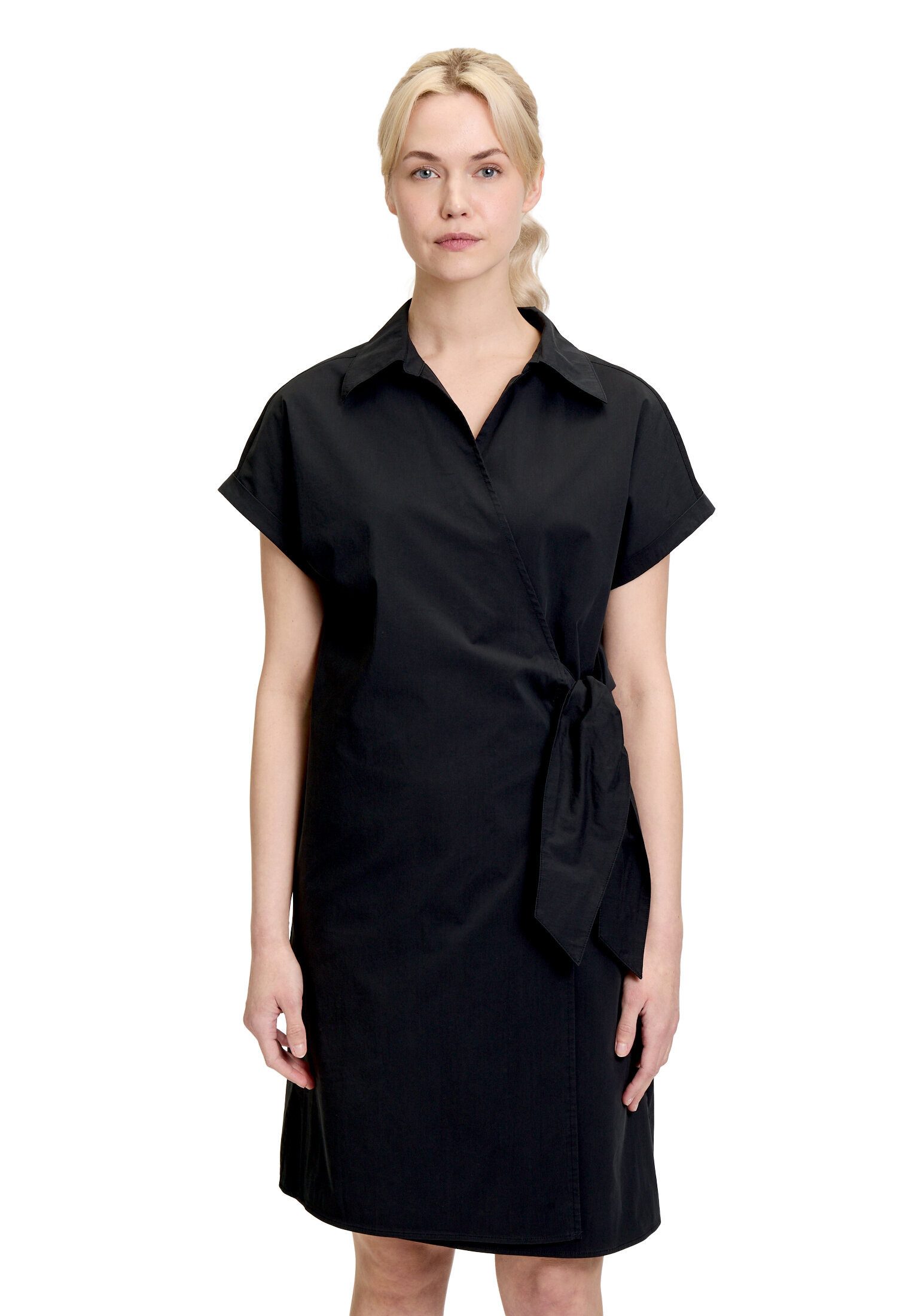 Cartoon Wickelkleid Damen mit Taschen Form
