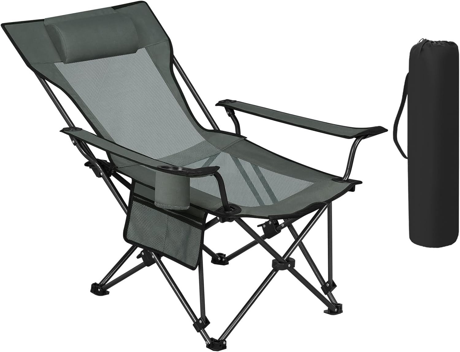 Woltu Campingstuhl, klappbar, verstellbare Rückenlehne, Ultraleicht günstig online kaufen