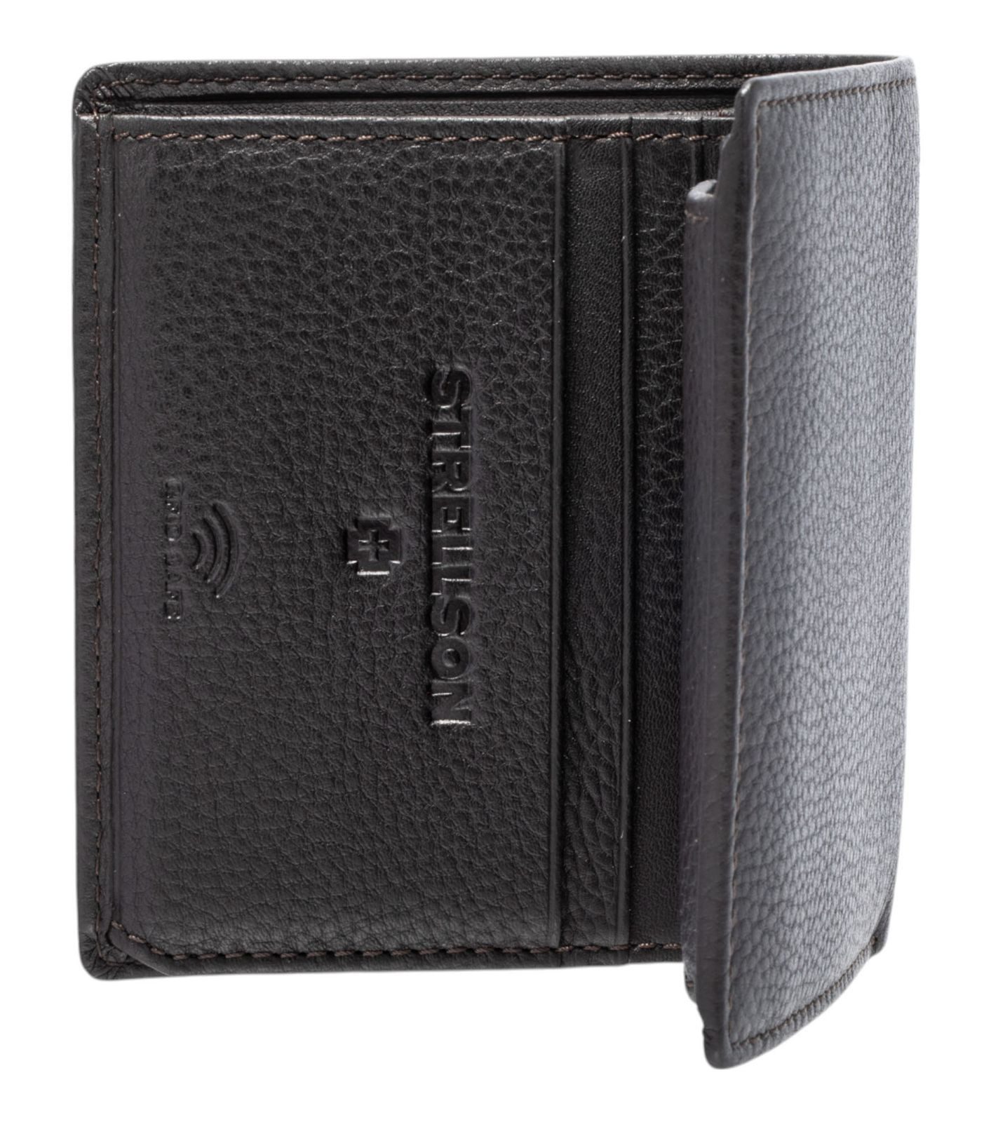 Strellson Geldbörse Reno Billfold, aus echtem Rindsleder mit RFID-Blocker Schutz