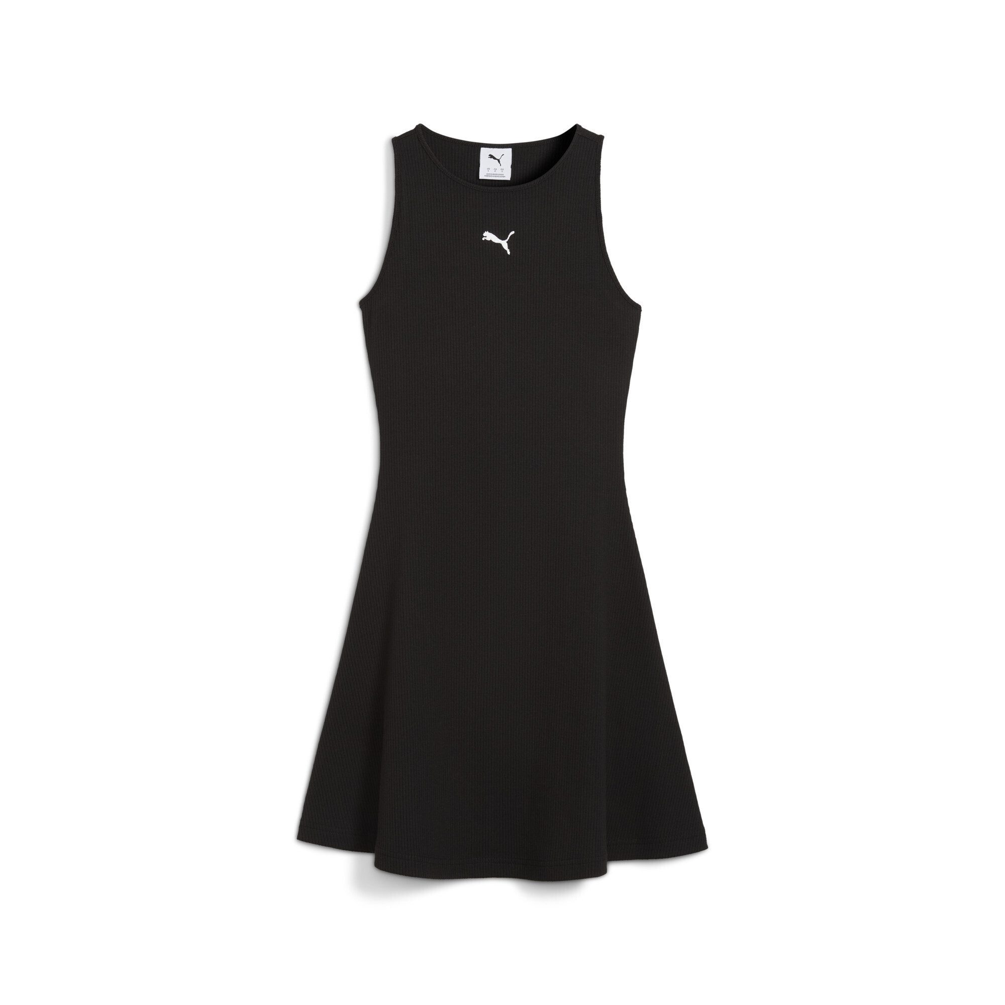 PUMA Sweatkleid Wardrobe Essentials Rippstrick-Kleid Damen günstig online kaufen