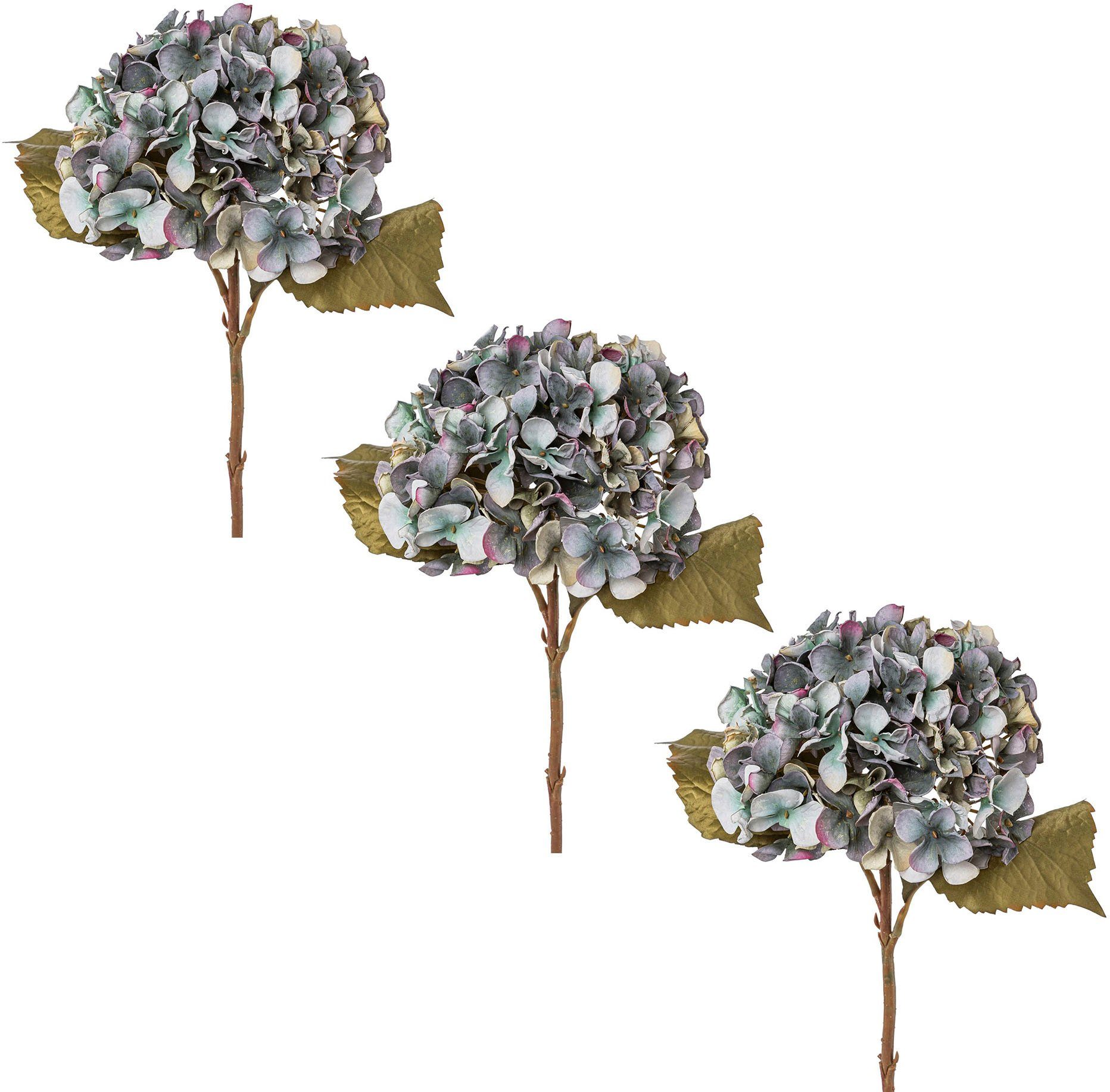 Kunstblume Hortensie, Creativ green, Höhe 46 cm