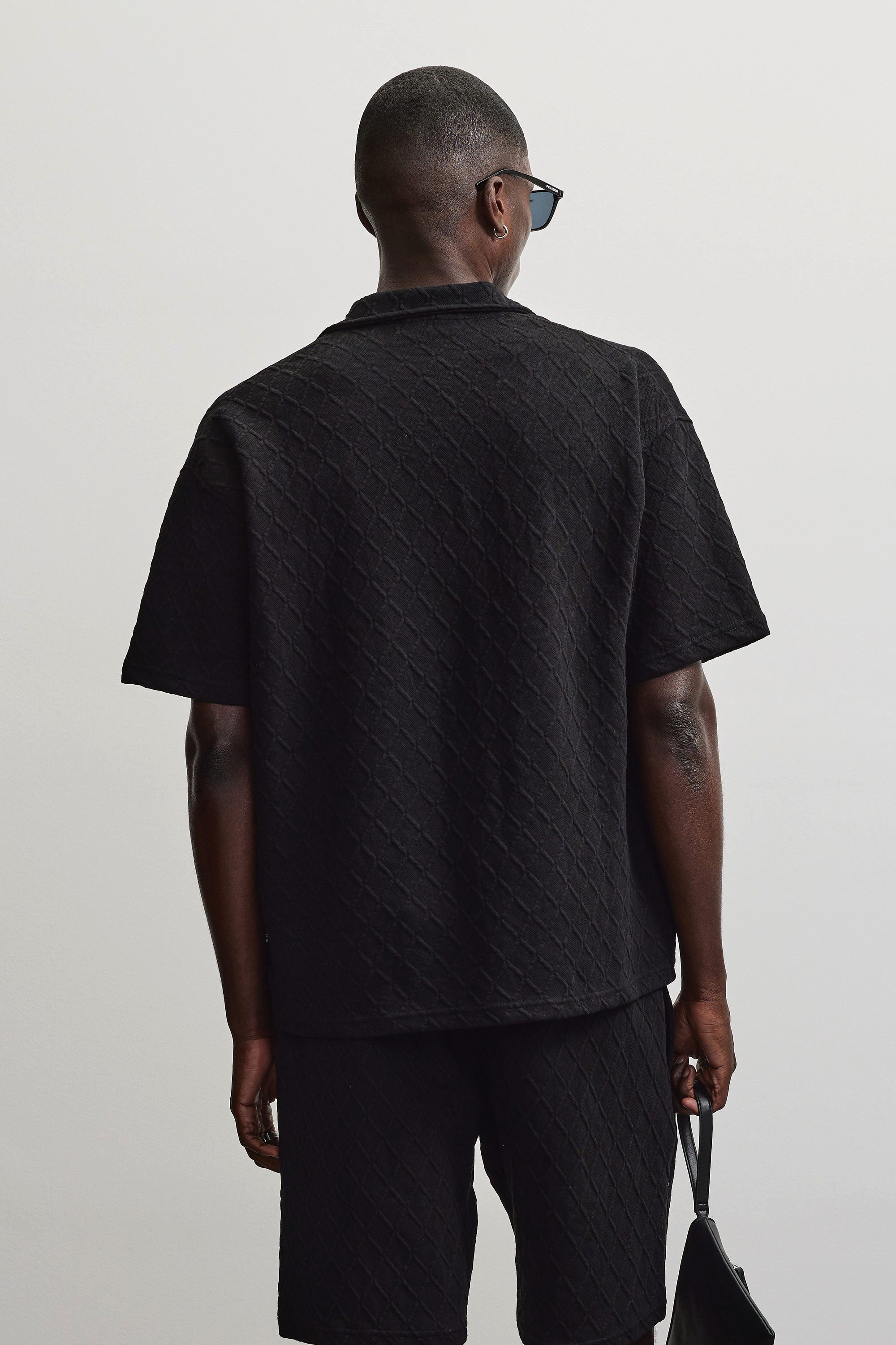 PEGADOR Kurzarmhemd JOVREN STRUCTURED SHIRT