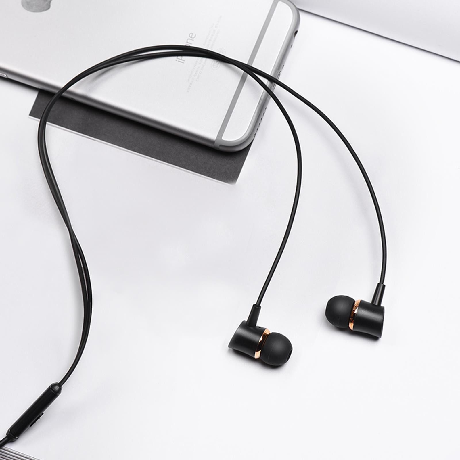 hoco. M37 Pleasant 3,5mm Klinke Smartphone-Headset (Köpfhörer Klinke 3.5 mm Headset mit Mikrofon In Ear Beats)