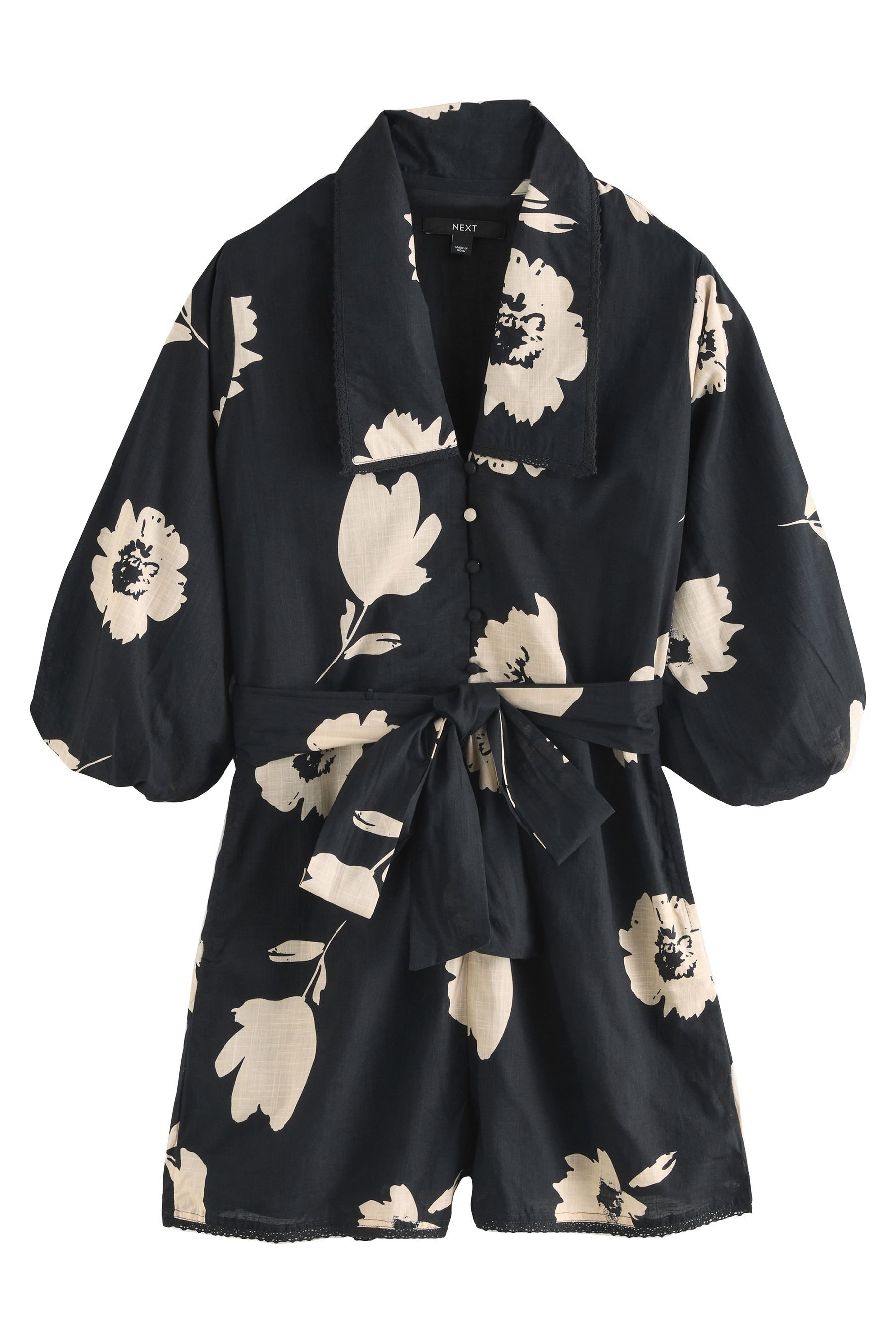 Next Playsuit Mini-Playsuit mit Puffärmeln und günstig online kaufen