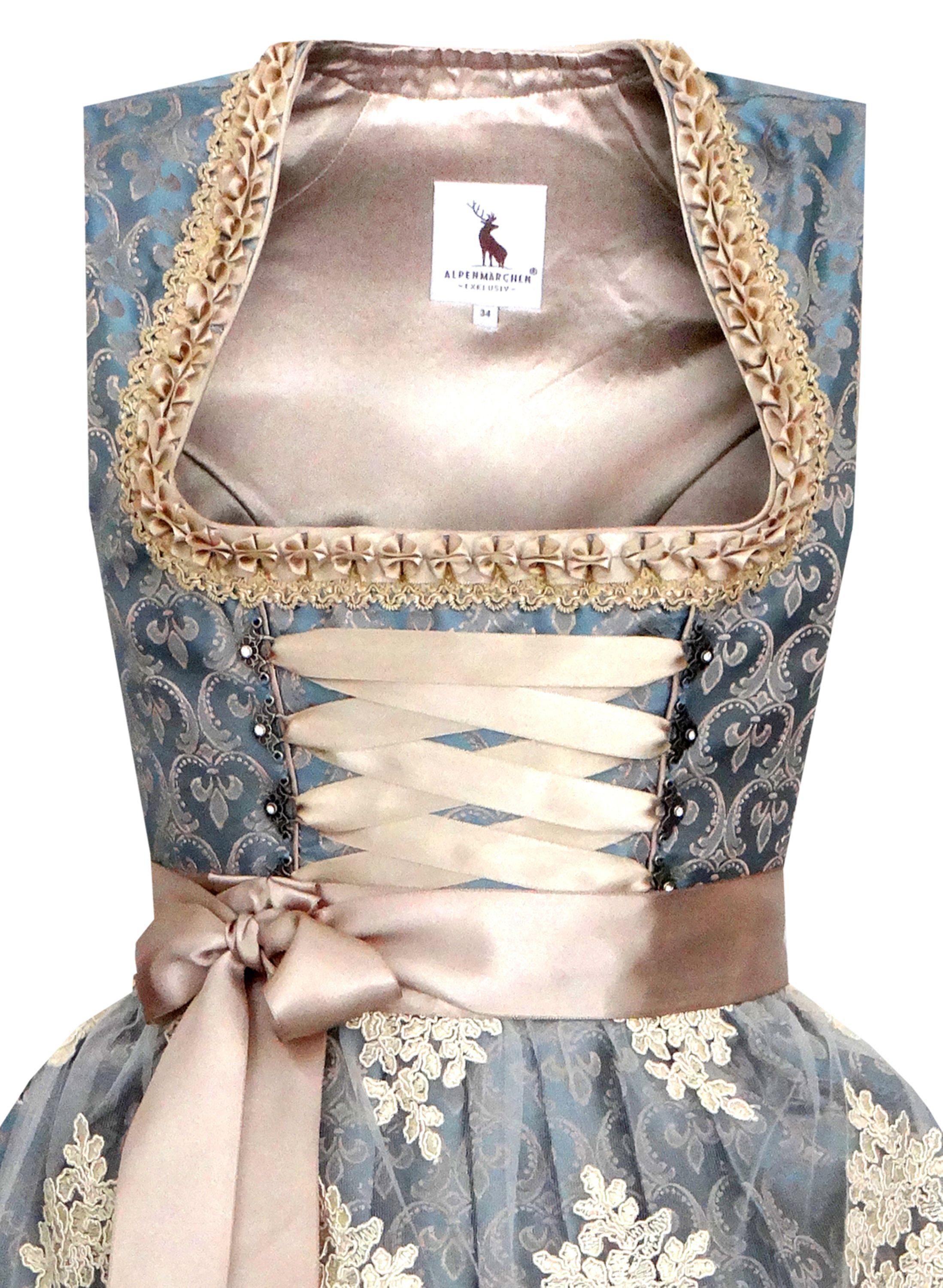 Alpenmärchen Dirndl Midi Dirndl Aimée - ALM667 günstig online kaufen